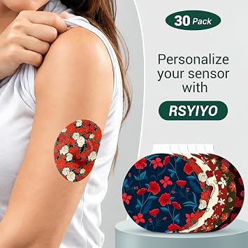 Waterproof Libre 2 Plus Sensor Covers, 30Pack