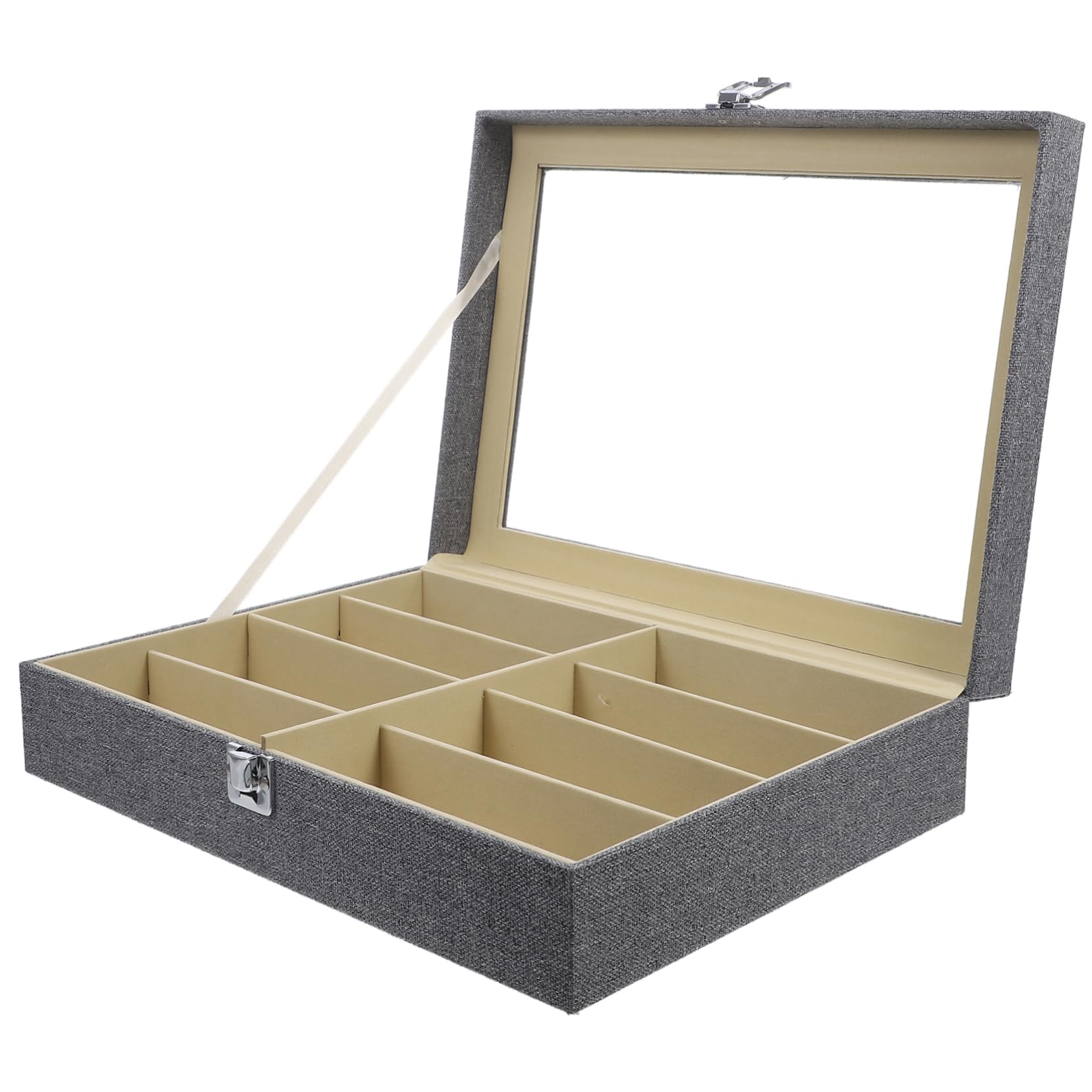 Organizer per Occhiali Scomparti Contenitore per Occhiali da Sole Design Semplice Ed per Uso Domestico e Commerciale
