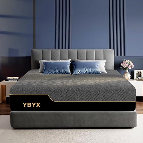 King Mattress, 12 Inch King Size Mattresses Hybrid Mattress with Memory Foam & Pillow Top - Medium Firm Feel for Motion Isolation, Edge Support, Pressure Relief - Bed in a Box, CertiPUR-US Certified