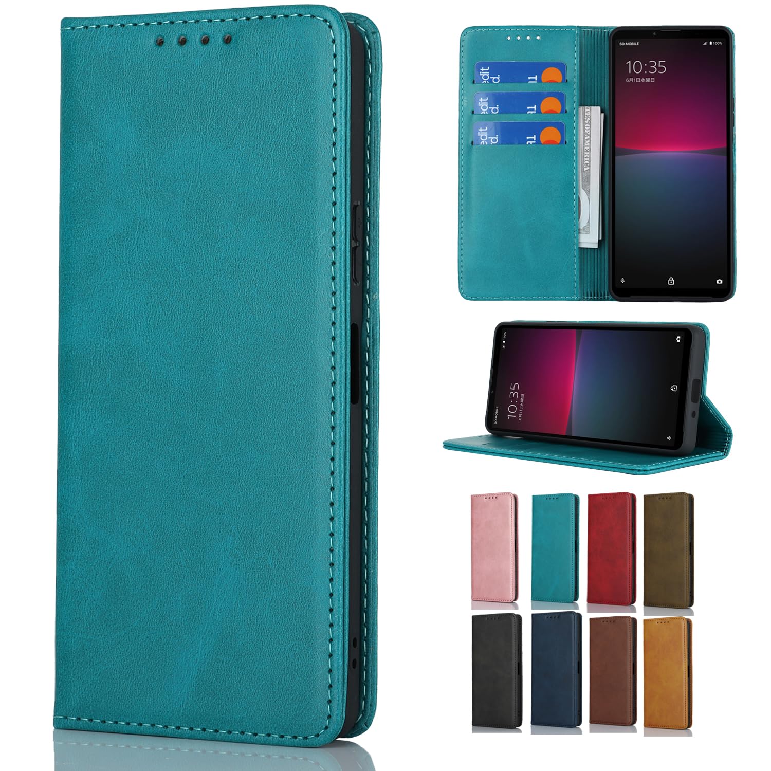 Amazon.co.jp: Cavor ZTE Libero 5G IV A302ZT ケース手帳型 A302ZT 