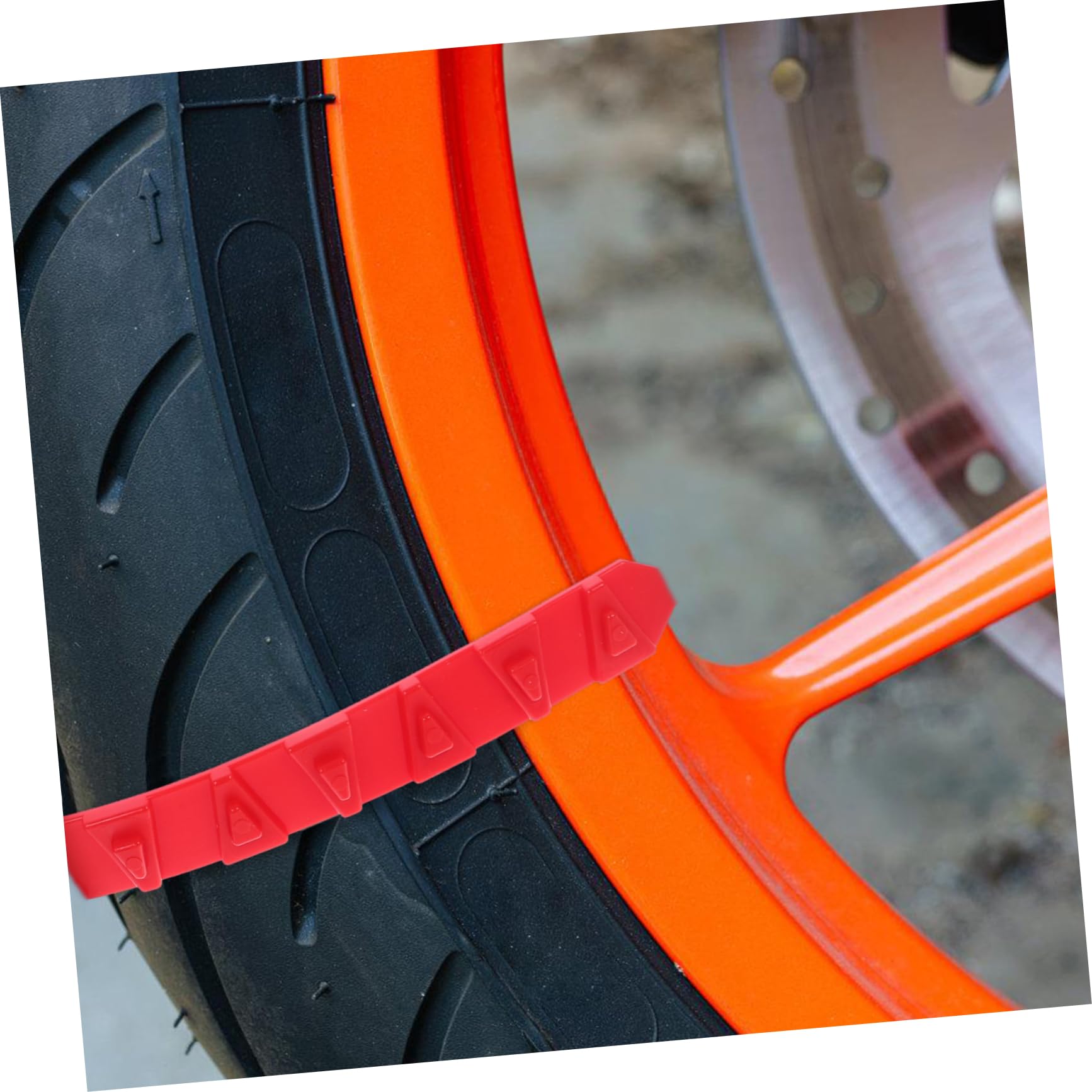 Ciieeo 10Pcs Nylon Tire Chains for Snow Durable Skid Wheel Chains for Electric Bikes Motorcycles Scooters Excellent Traction for Mud Snow