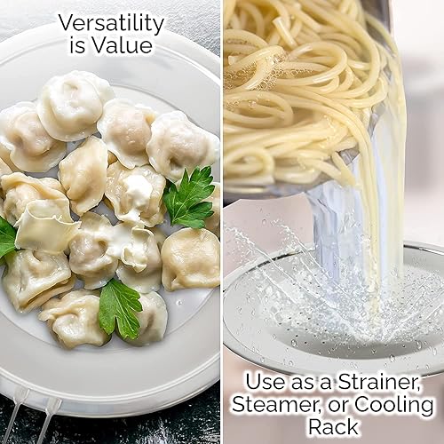 Miniatura 6 de SoltreeBundle Korea Grease - Pantalla de salpicaduras de acero inoxidable para sartén de 126 pulgadas - Protector de protección contra salpicaduras