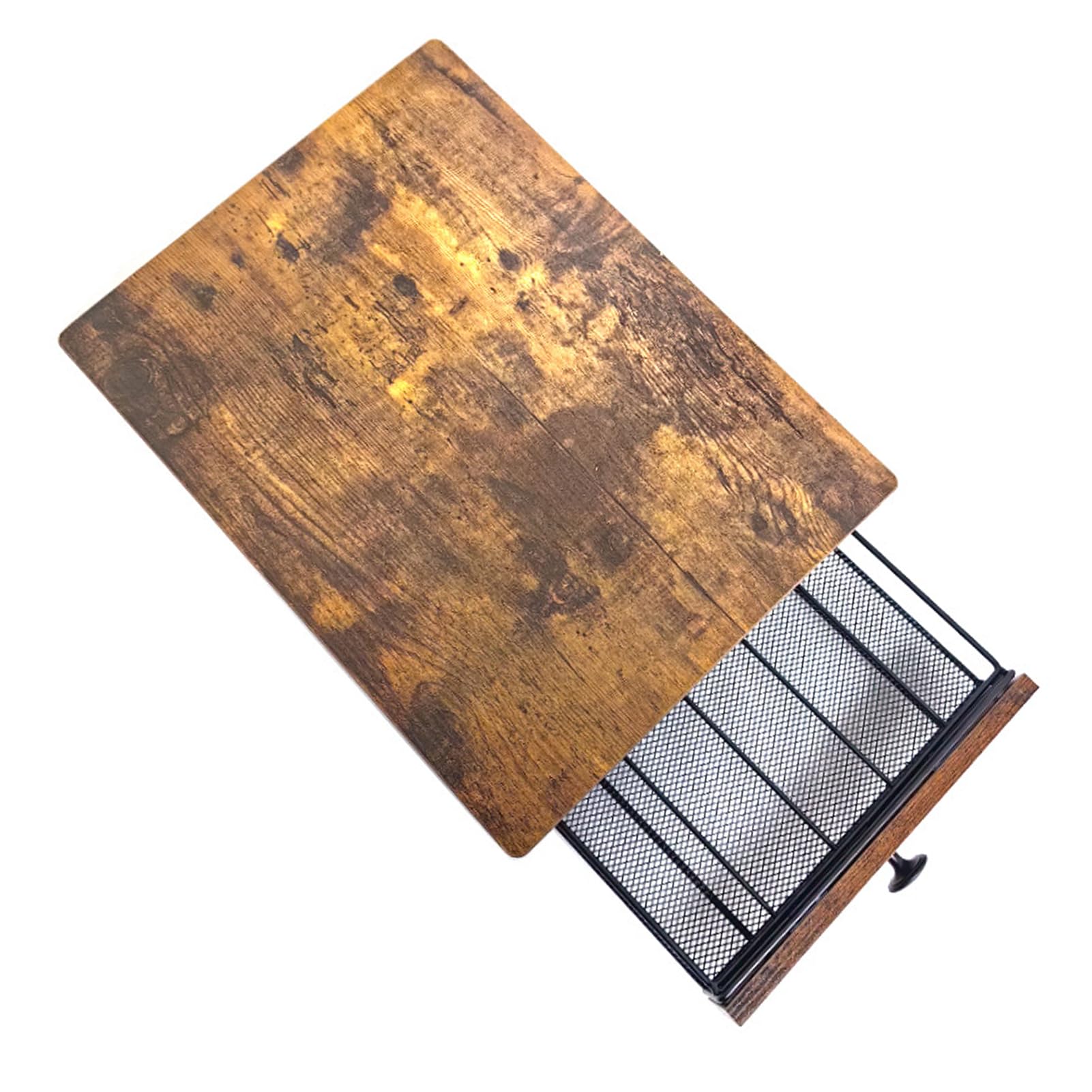 Cajón para Cápsulas de café de Gran Capacidad para 35 Cápsulas, Organizador que Ahorra Espacio con Accesorio Anti Caída y Frenos Silenciosos, Marco de Metal Resistente, No Requiere (5 filas)
