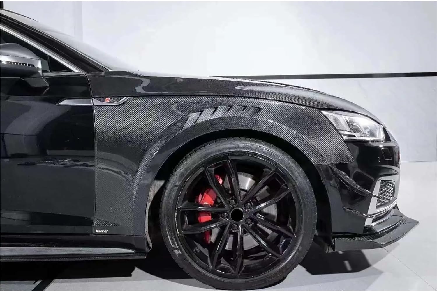 KB Style Carbon Fiber Side Fenders for S5 2017+