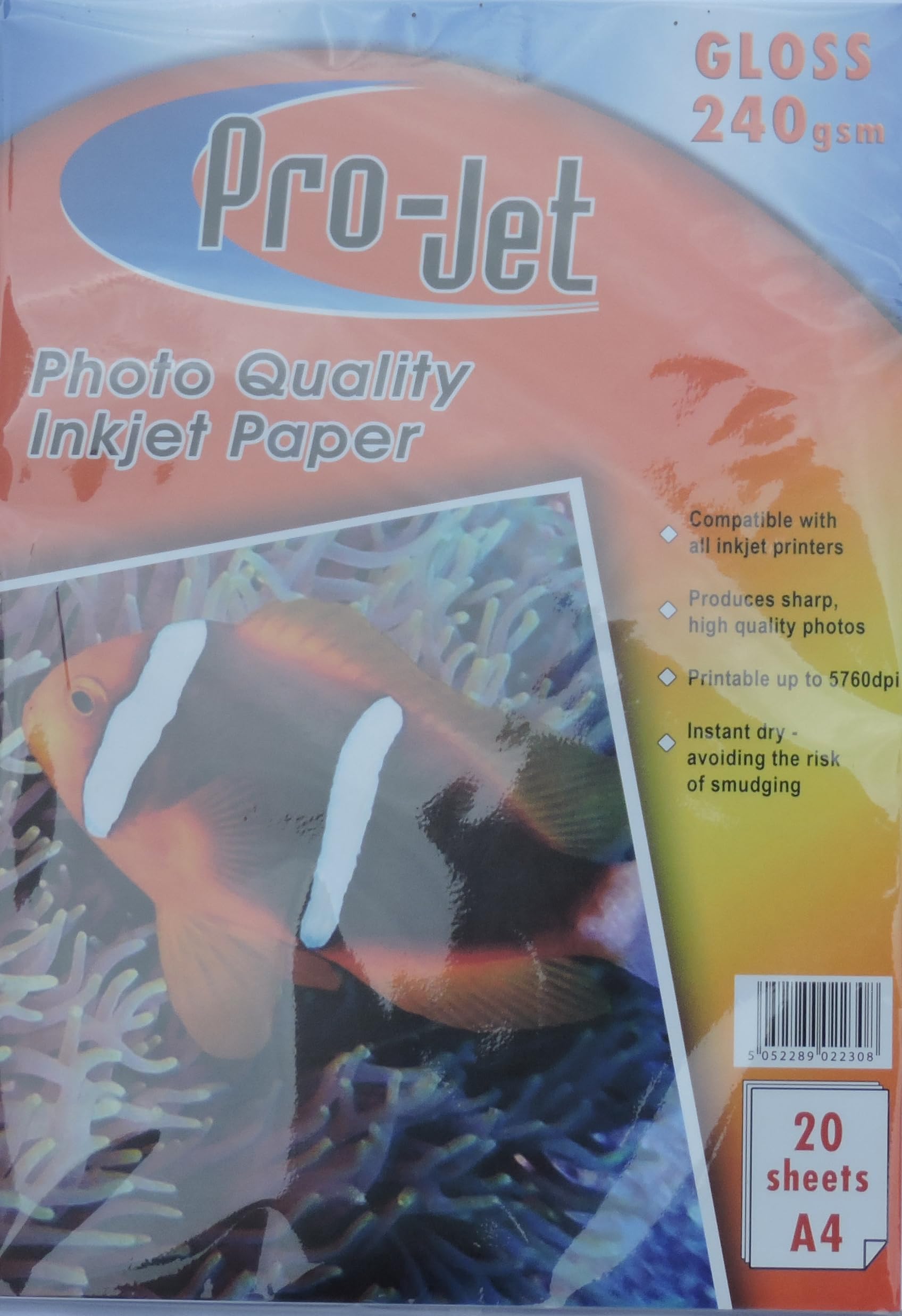 200 Blätter Projet A4 240GSM Glänzend Fotopapier