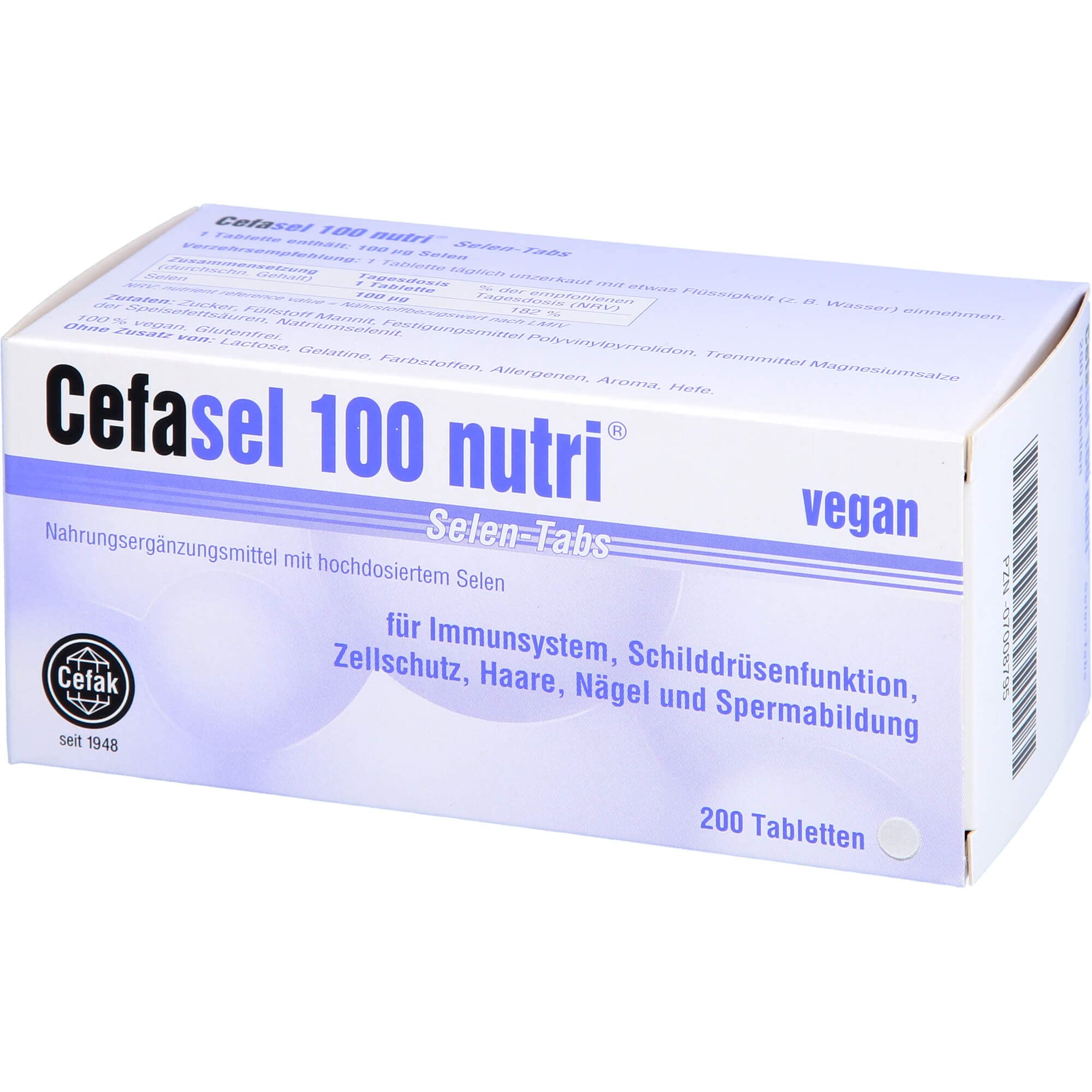 Cefasel 100 Nutri Selen-Tabs