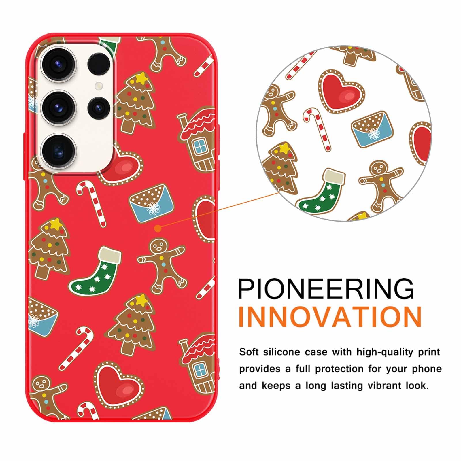 Yoedge 2 Pezzi Natale Cover per iPhone 11 Pro 5,8,Sottile