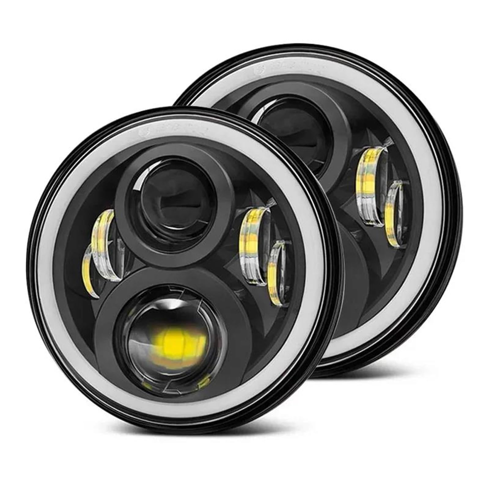 Phare LED Avant 7 Pouces Pour Toyota Land Cruiser & Royal Star – 2 Pièces, Facile à Installer, Haute Visibilité - 10