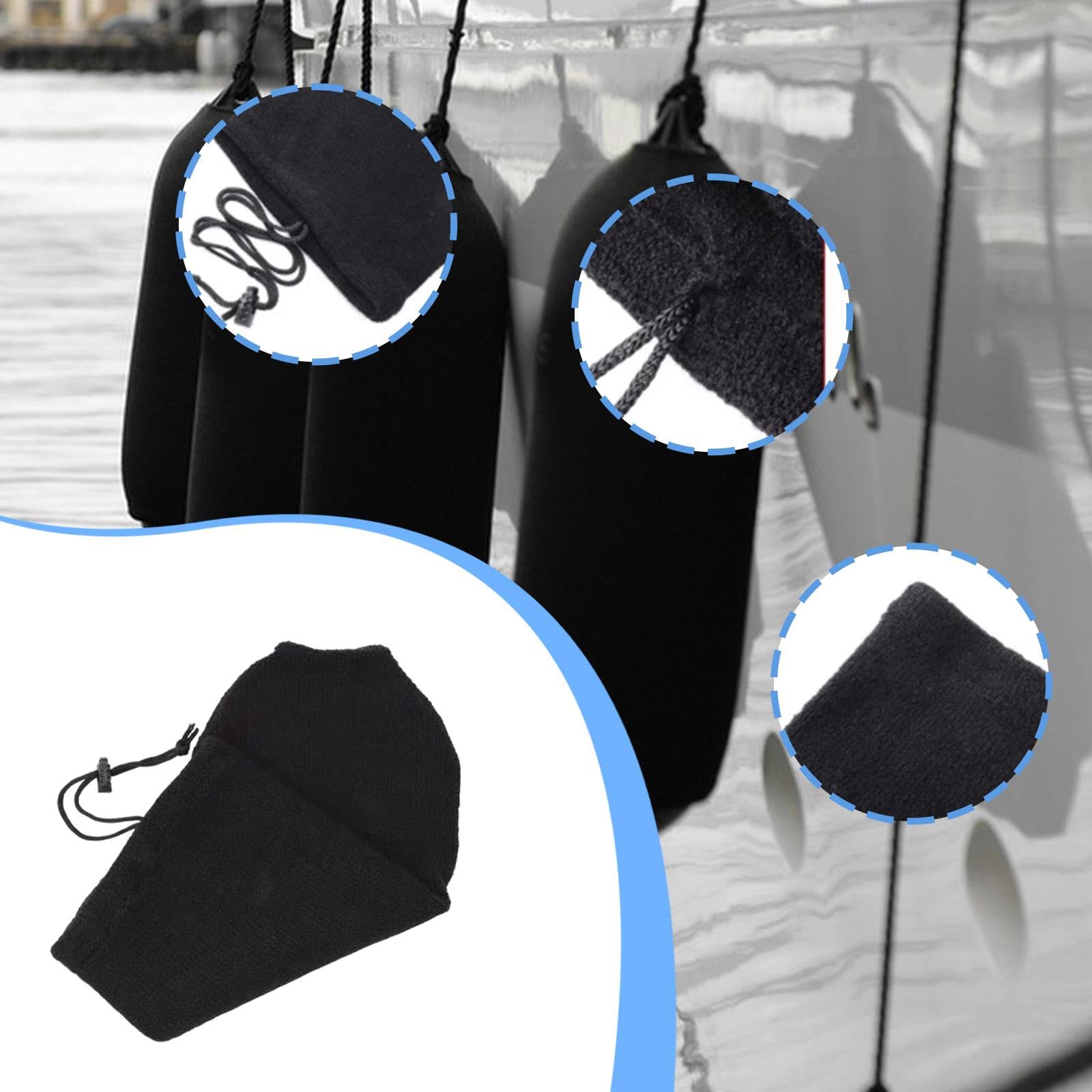 Copri para Barche Custodia Parabordi Nautici Rivestimento Buoy Protezione Facile Manutenzione Materiale Resistente Fibra Acrilica Installazione Sempli