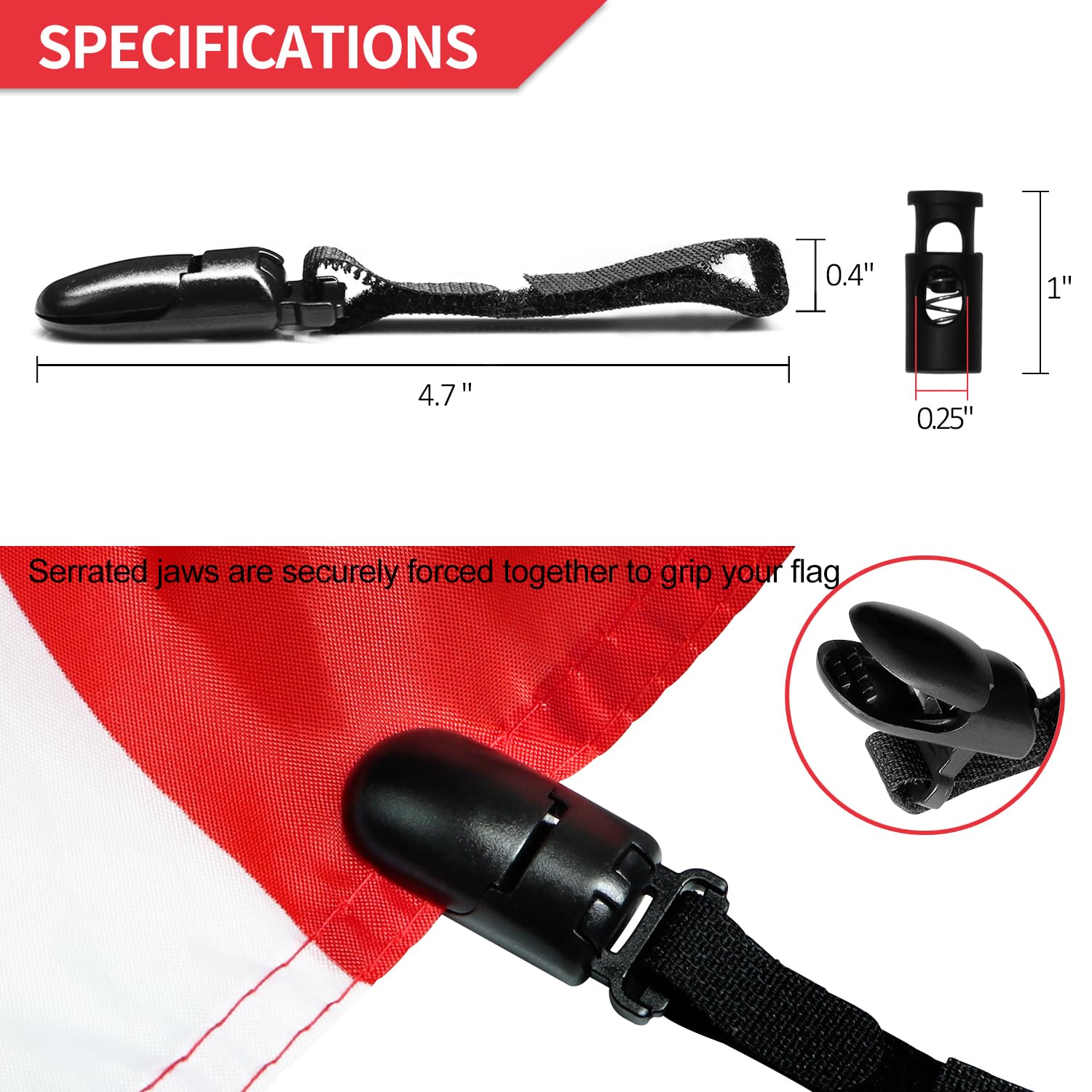 Ckoytals 10 Pezzi Fermabandiera Da Giardino – Tappi In Gomma E Clip A Forma Di Tigre Antivento