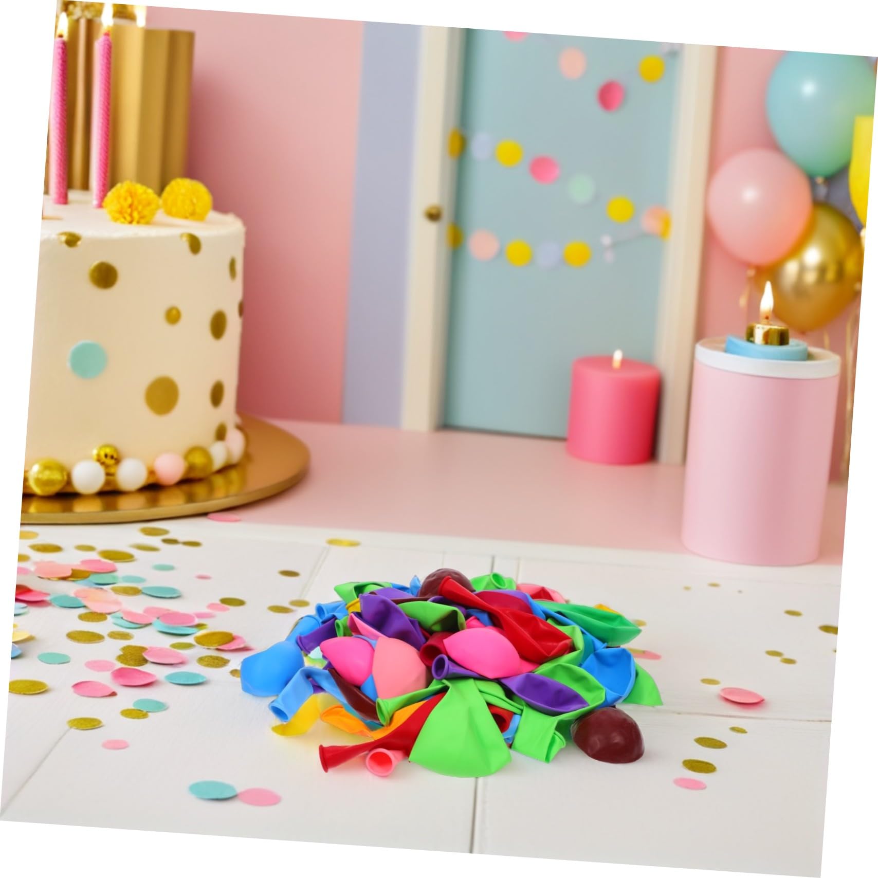 Globos de Látex para Fiestas, Paquete de 200 Unidades de Colores