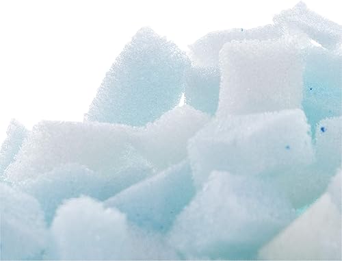 Miniatura 10 de Linenspa Espuma viscoelástica triturada de alta calidad, espuma blanca para manualidades, relleno de repuesto para almohadas, puf, sillas, camas de