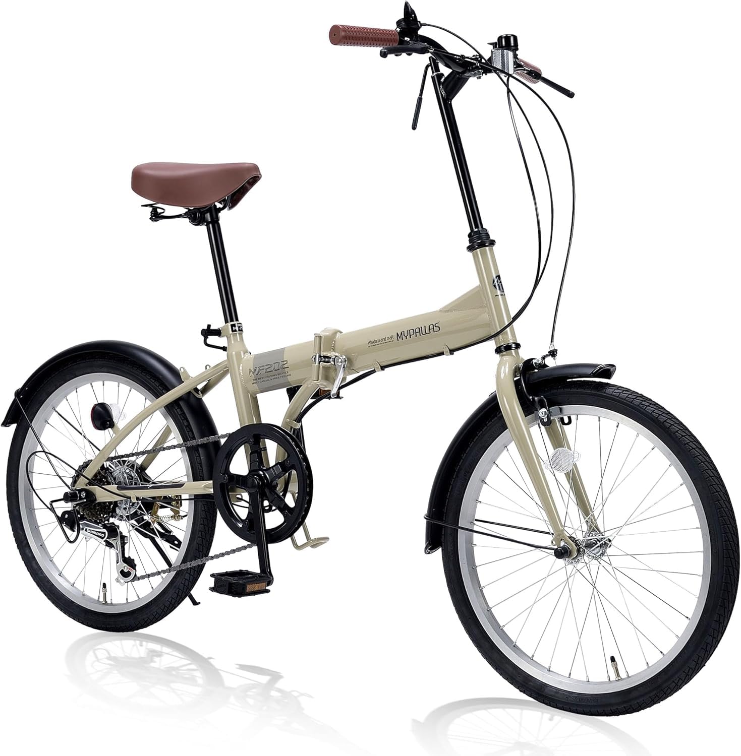Amazon | 【 防犯登録付き/即乗りOK 】 折りたたみ自転車 20インチ