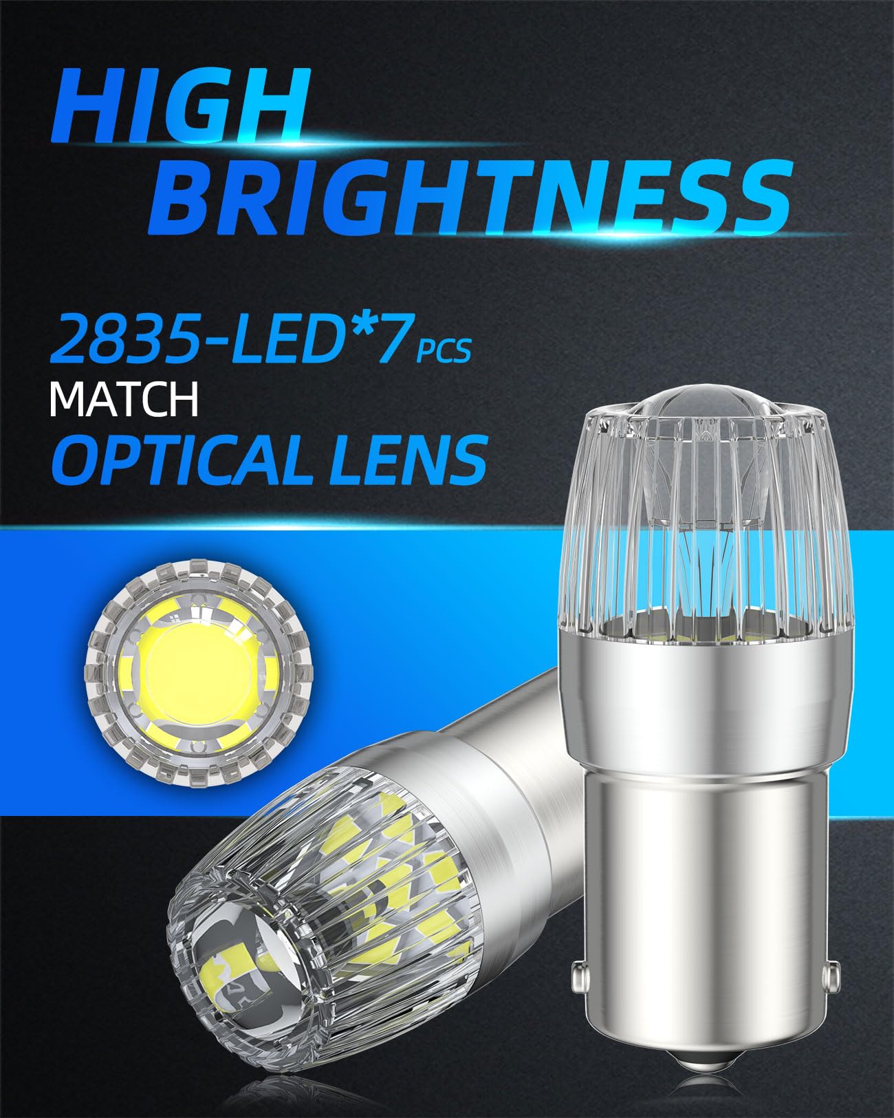 Żarówki LED P21W 1156 BA15S 7506 1141 do samochodów LED światło cofania do jazdy dziennej DRL tylne światła przeciwmgielne kierunkowskazy hamulca 12 V 24 V 6500K białe
