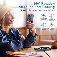 Vista 6 de Para Samsung Cargador Inalámbrico Almohadilla de Carga Rápida Android Magnética Magsafe Estación de Cargador Inalámbrico para Samsung Galaxy Z Fold7