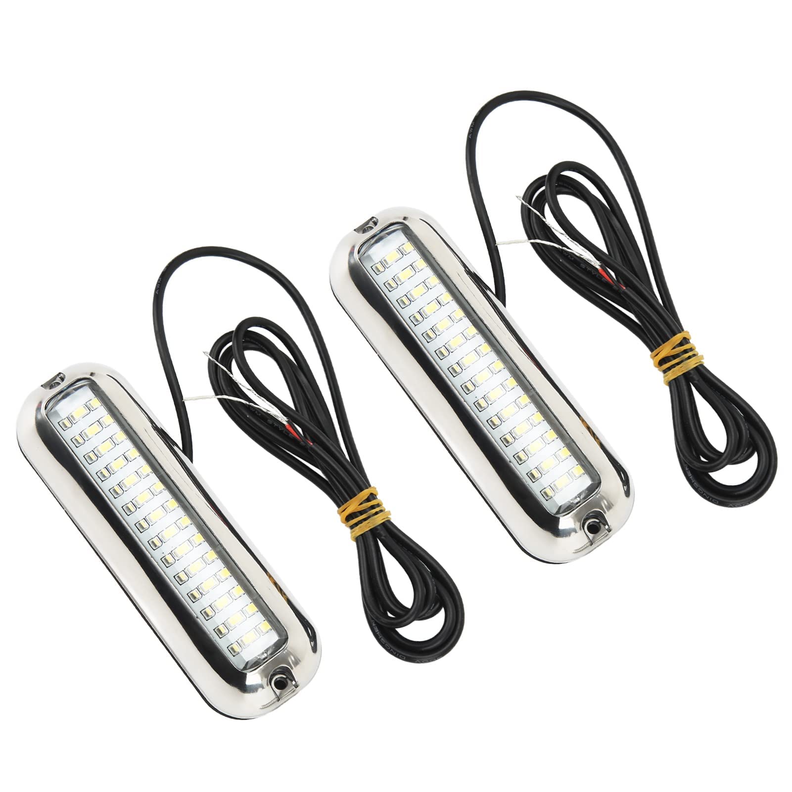 Luz LED Marina, Alta Luminosidad 1500LM 42 LEDs IP68, Luz de Barco Subacuática para Tapón de Drenaje Resistente al Agua for Yates Barcos Navegación Nocturna y Decoración Marítima