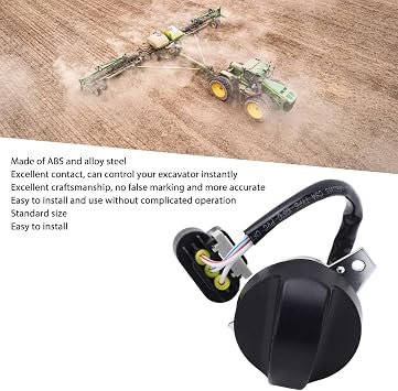Throttle Motor Knob Switch Premium ABS Alloy Steel Excavator Throttle Control Knob for XCMG XE60 XE75 XE135 XE150 XE215 XE370 (15 Gear)