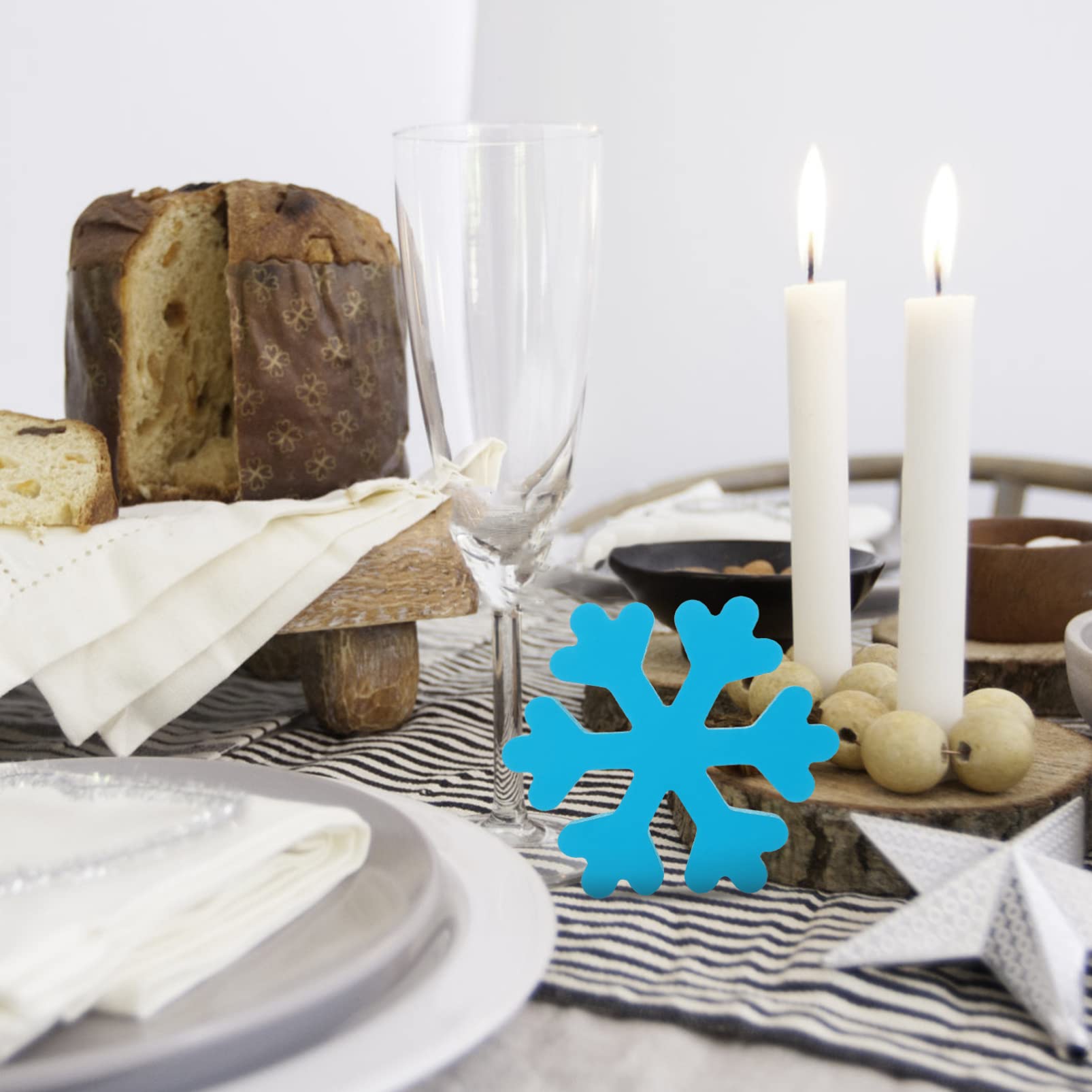 Alipis 9 Piezas De Decoración De De Nieve Decoración De Mesa Con Copos De Nieve Decoraciones Para Árboles De Navidad Centros De Mesa Con Copos De e De Invierno