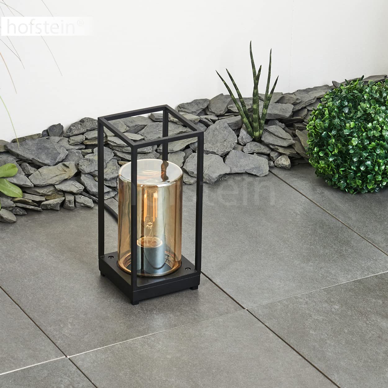 LAMPE MURALE EXTÉRIEUR De Jardin Applique En Acier Inox Balcon Verre Feu Avant EUR 21,45