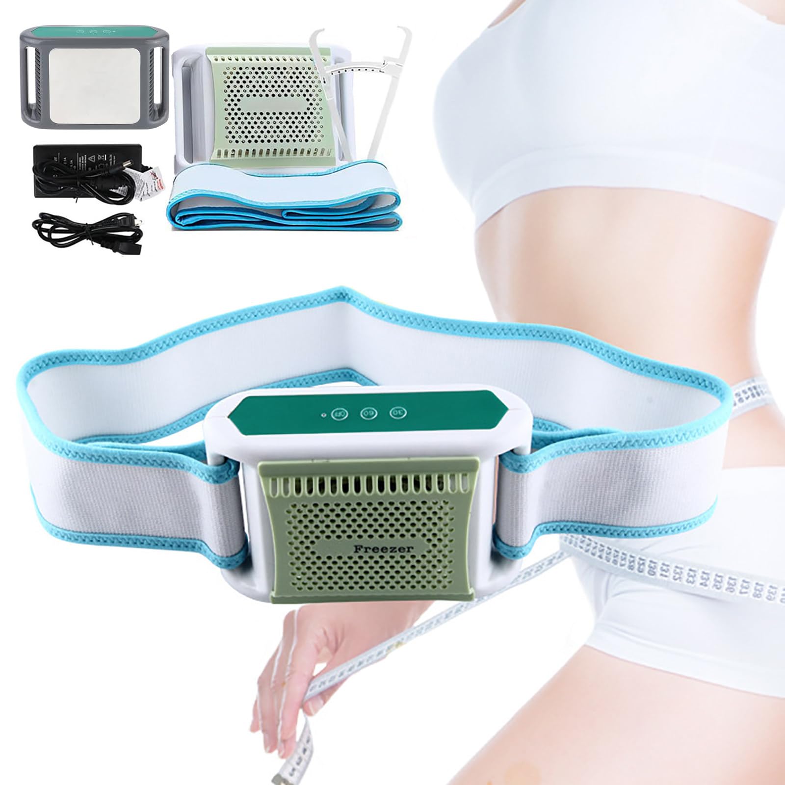 ZHZWwansuGE Home Fat Freezer, Cryolipolysis Body Shaping Machine, 30min/60min Timer, Abdominal Fat Burner, For Abdomen, Arms, Thighs, For Men And Women