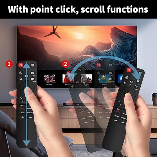 Miniatura 4 de Nuevo reemplazo MR25GA para control remoto LG TV para todos los televisores LG: OLED, QNED, UHD, LED, LCD (2019-2025), incluye AI, puntero y función