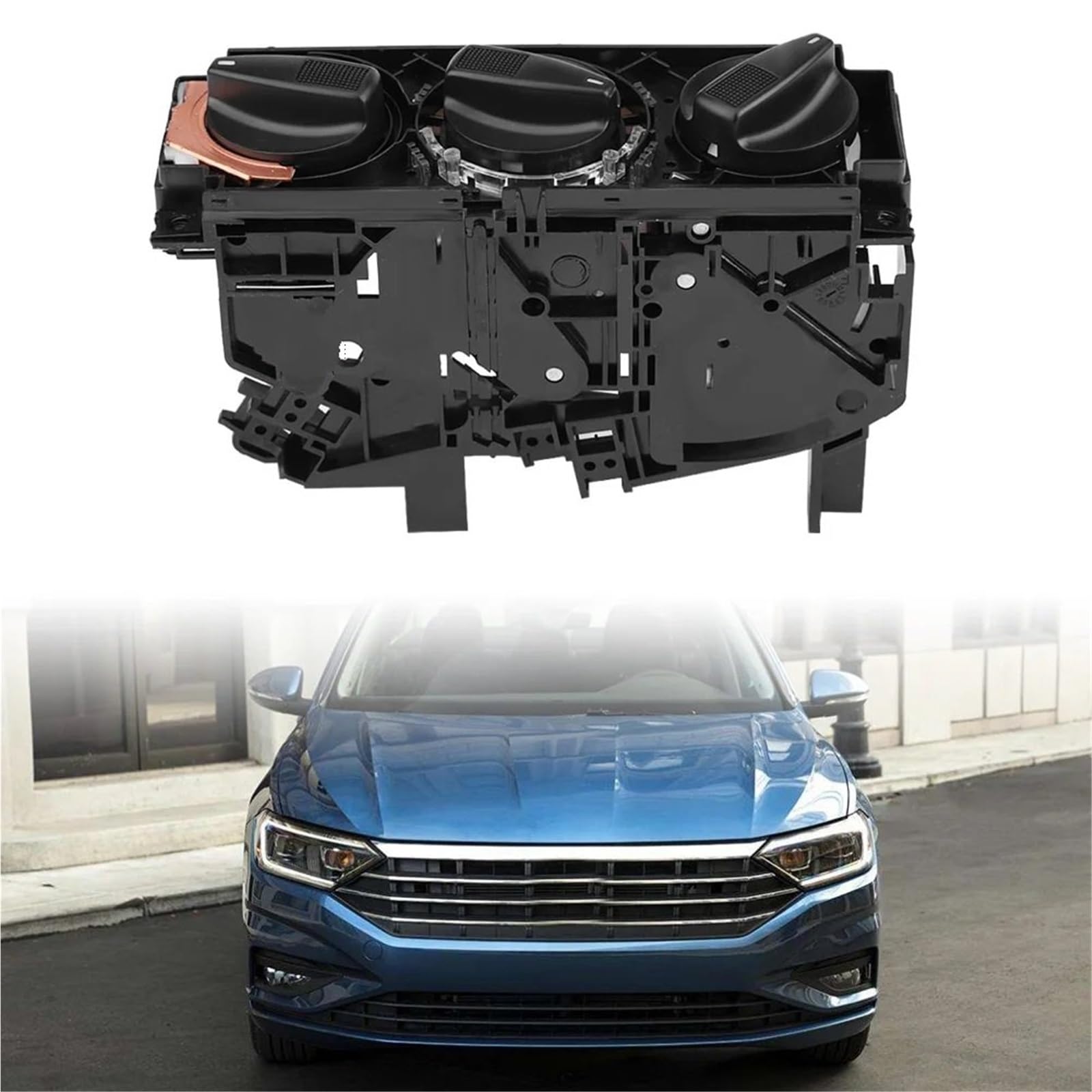 1H0820045D Przełącznik ogrzewania klimatyzacji samochodowej Pasuje do VW Cabrio GOLF i JETTA MK3/ENTO/TRANSPORTER T4/EUROVAN T4 Klimatyzacja Przełącznik