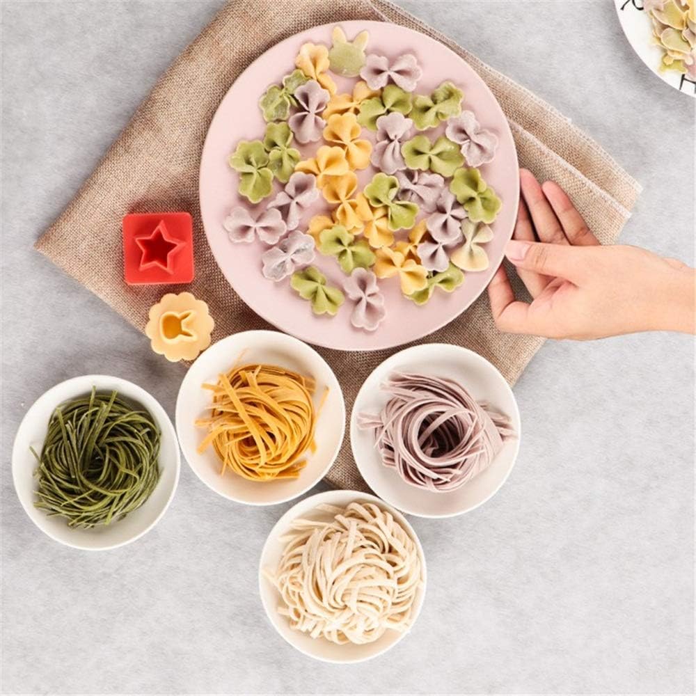 Pasta Machine Pasta Machine Roller 7 Adjustable Thickness Settings Noodles Maker with Spaghetti Fettuccini Lasagna Manual Pasta Machines