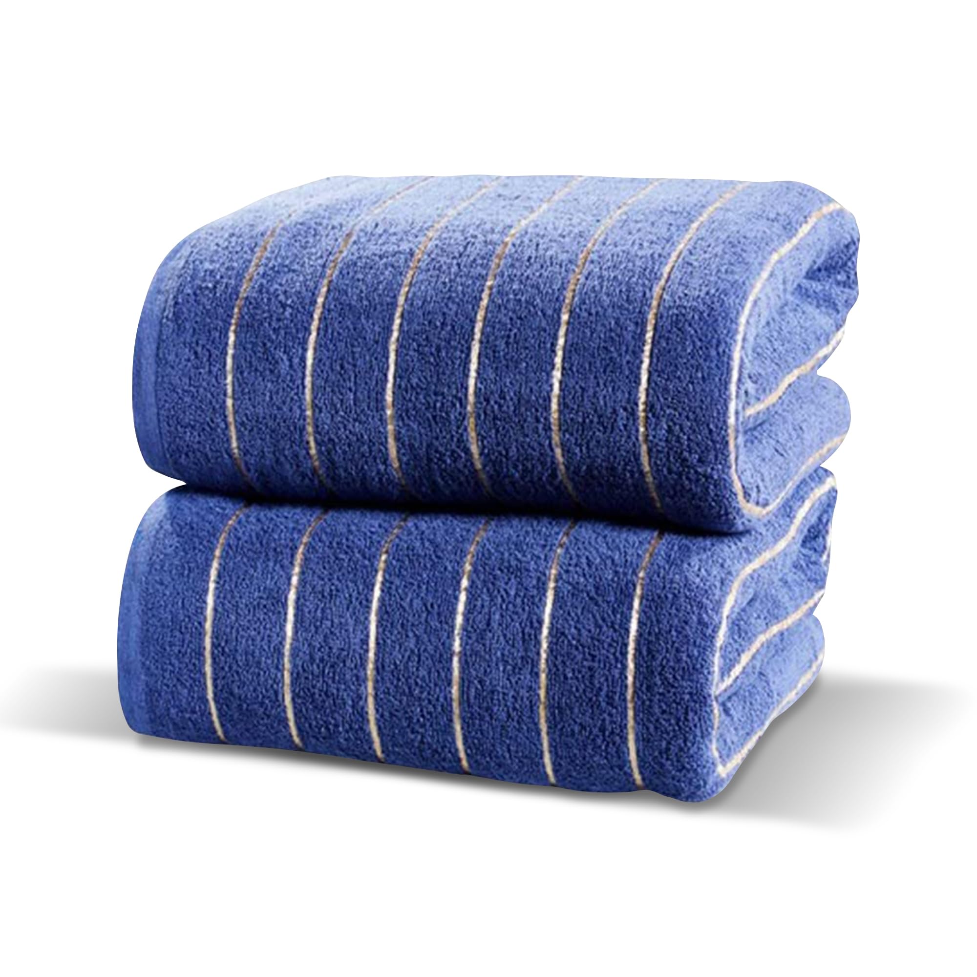 B&Q -  Sandringham Towel 2 Piece Navy/gold