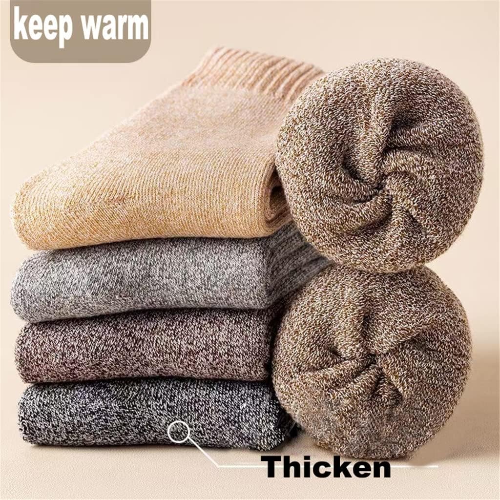 5 Pairs Thicken Men's Socks Cotton Towel Keep Warm Winter Male Thick Thermal Snow