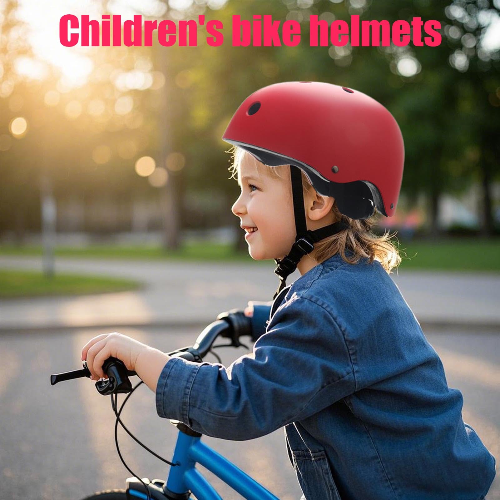 Équipement de Protection des vélos pour Les Tout-Petits, Casque pour | Équipement de protection de la planche à roulettes avec des sangles régl