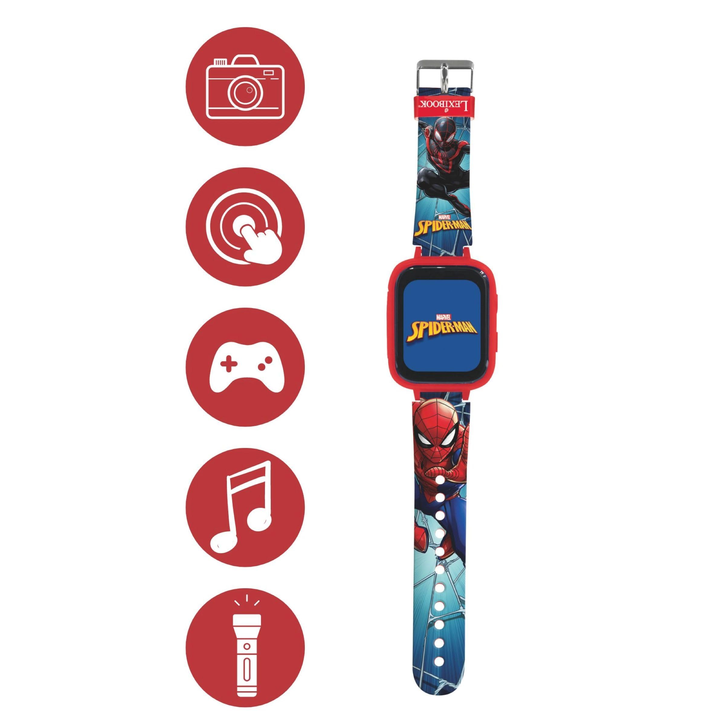 Lexibook, Spider-Man, Zegarek Bluetooth, DMW071SP