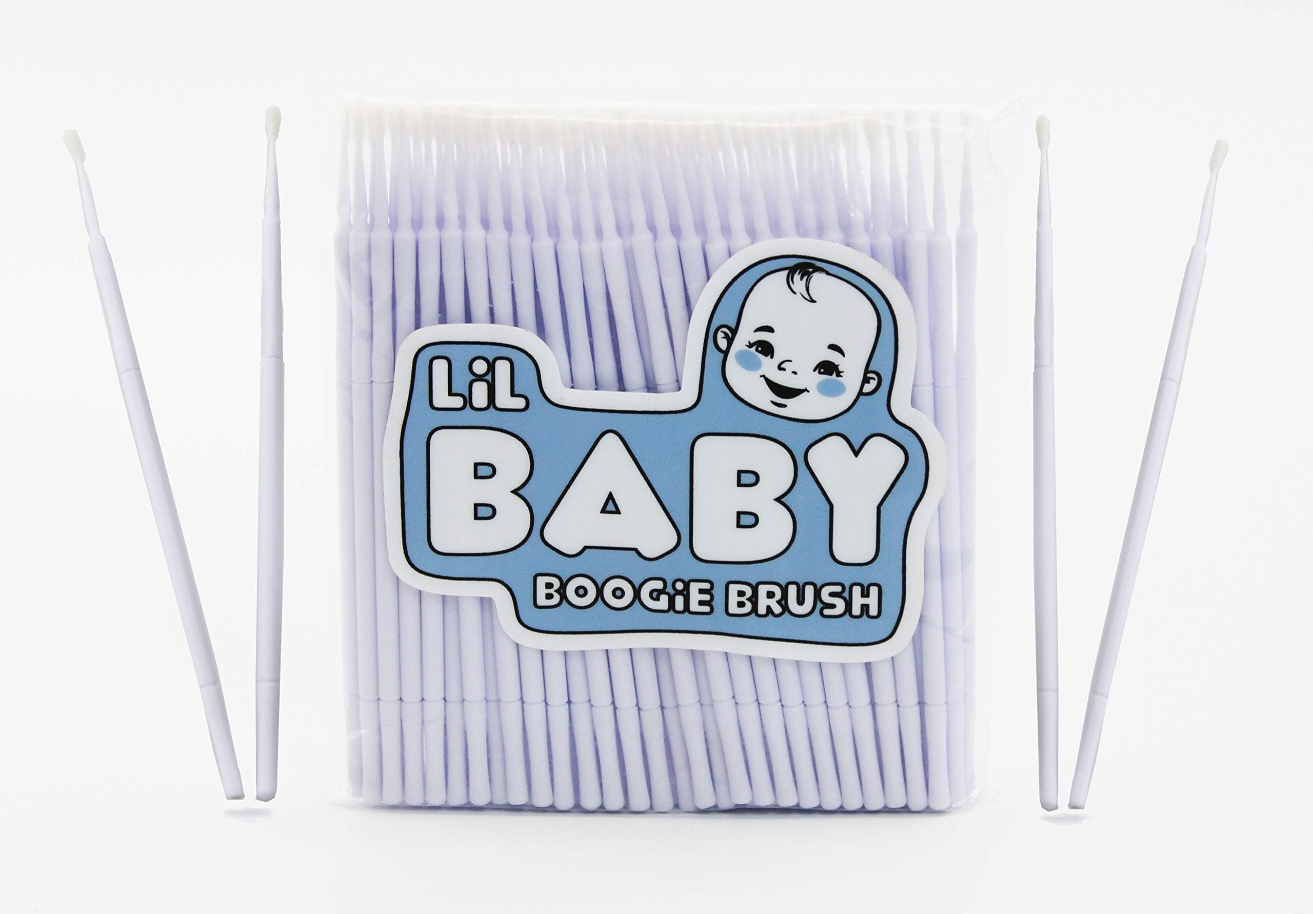 Baby Boogie and Eye Gookie Brushes, Felt Tip Mini Brushes Get in Hard to Reach Places and Clean Earwax, Boogies, and Gookies Easily