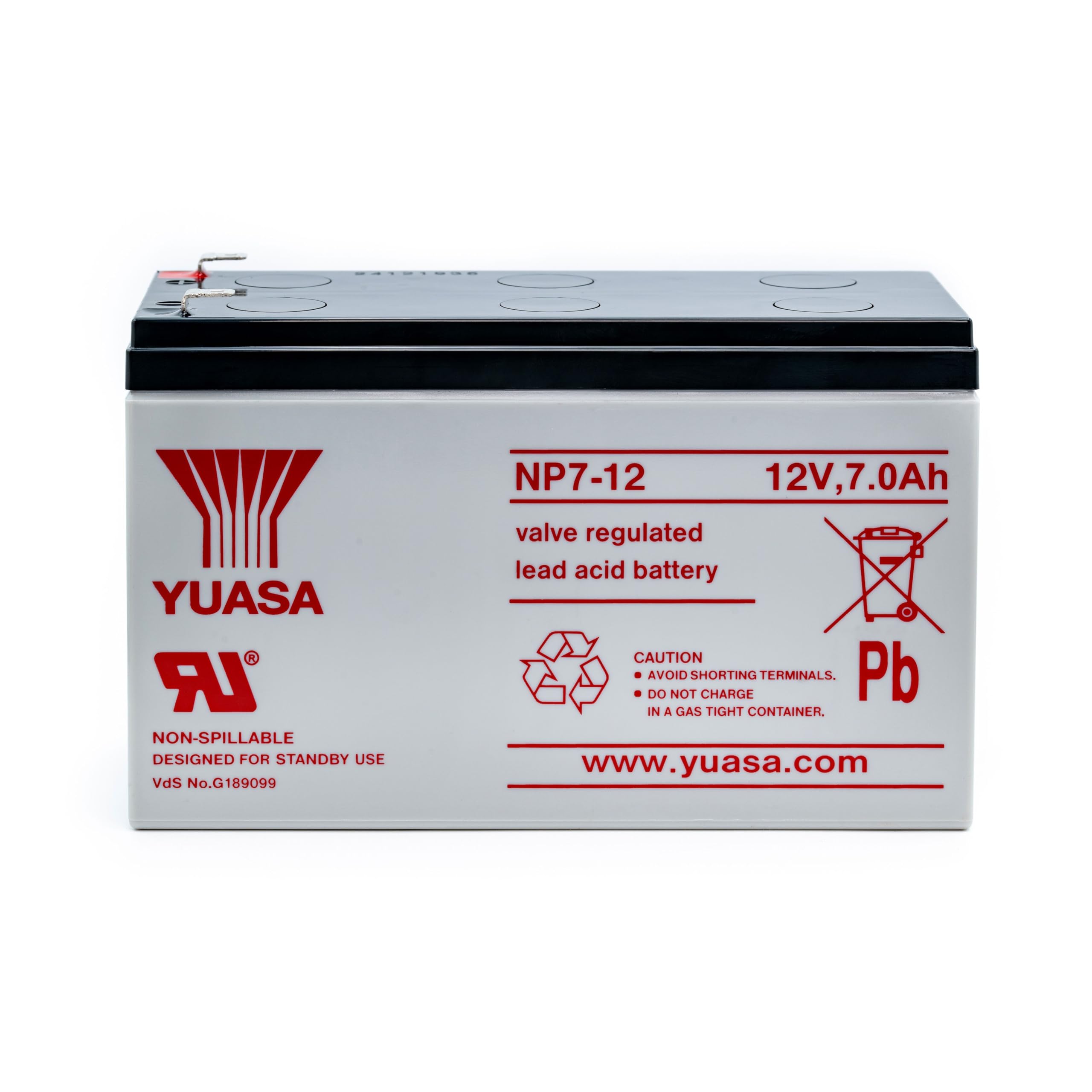 Yuasa NP7-12 12V USV-Notstrom Blei-Säure-Batterie