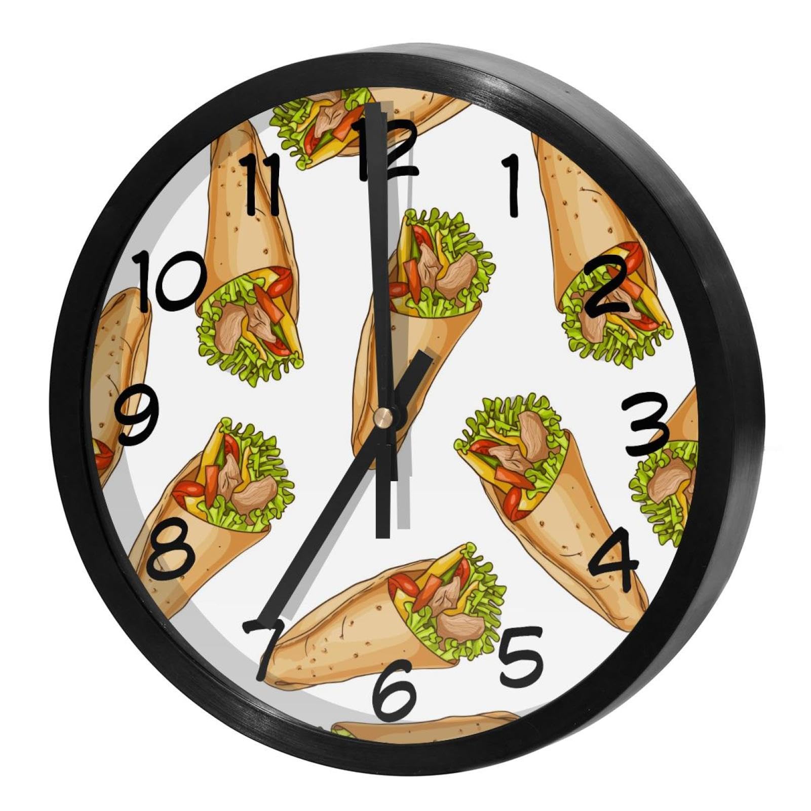 Horloge murale silencieuse sans bruit pour retrouver le sommeil et la concentration au bureau