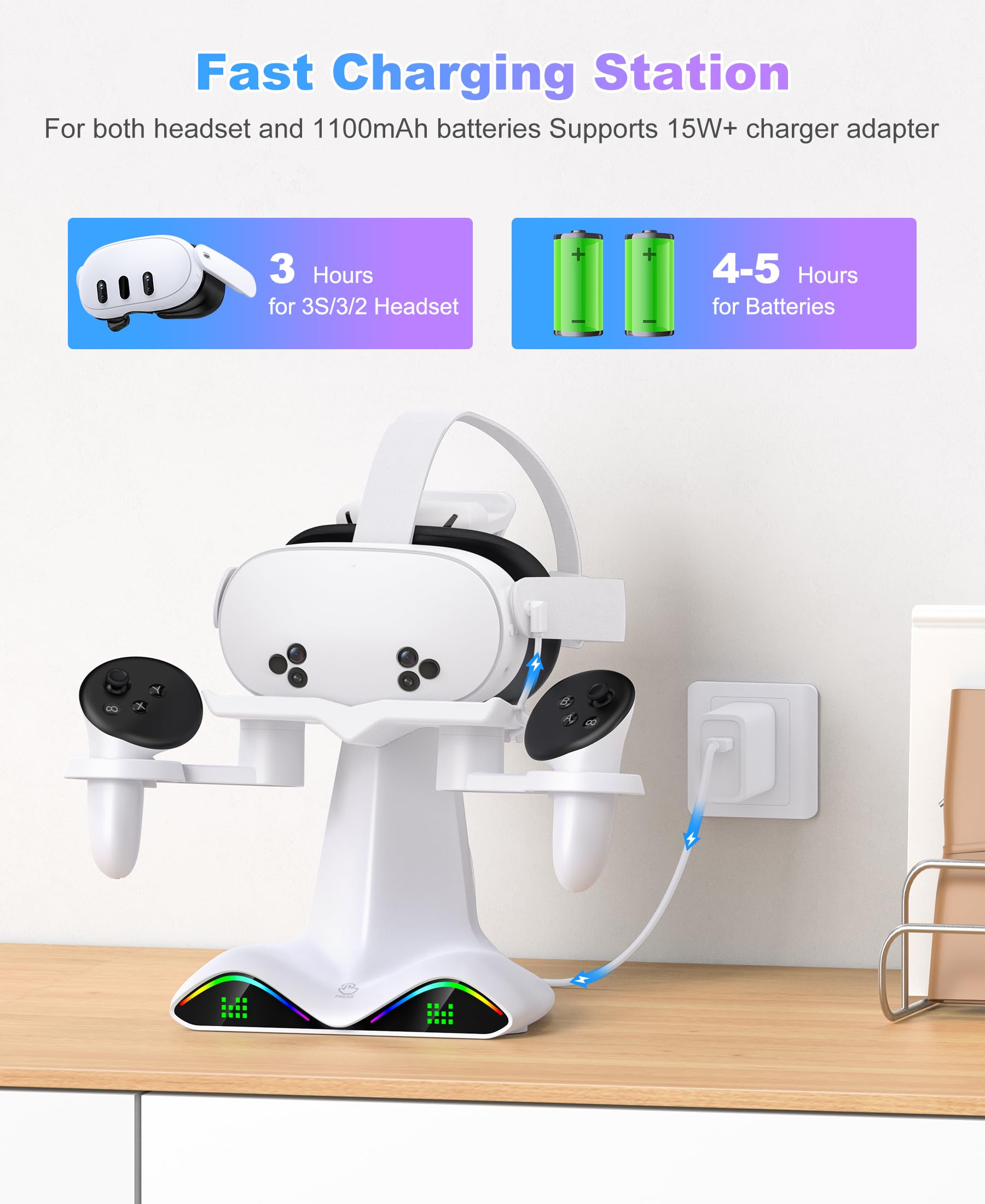 Charging Dock for Meta Quest 3 | Amazon.com.br