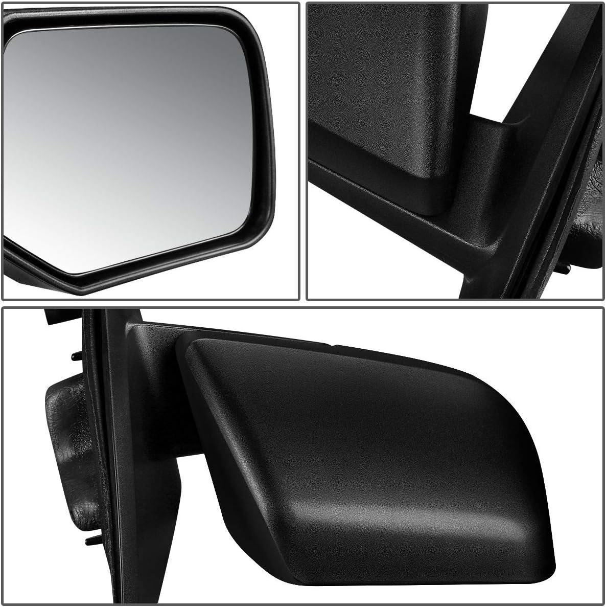 DNA Motoring OEM-MR-FO1321291 Factory Style Powered Right Side Door Mirror, Black