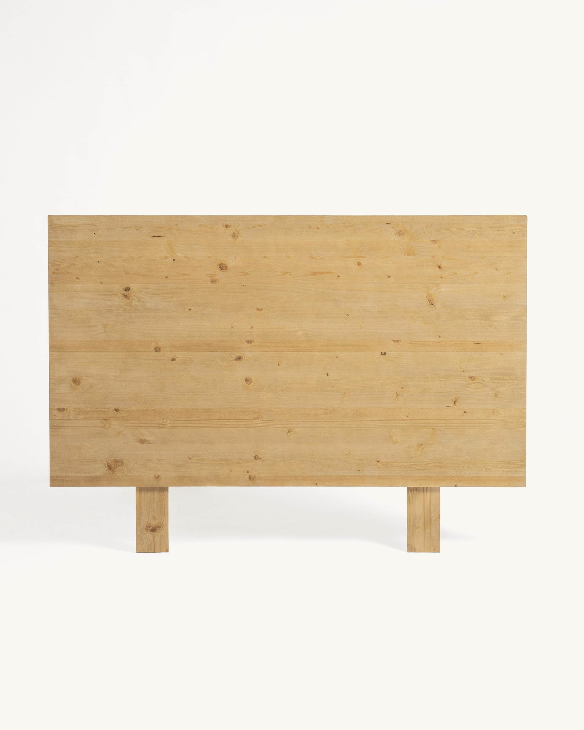 HANNUN - Cabecero de Cama Nala de Madera Artesanal | Madera de Abeto Macizo | Cabecero de Cama Rústico | Cama 150 o Queen Size | Color Natural