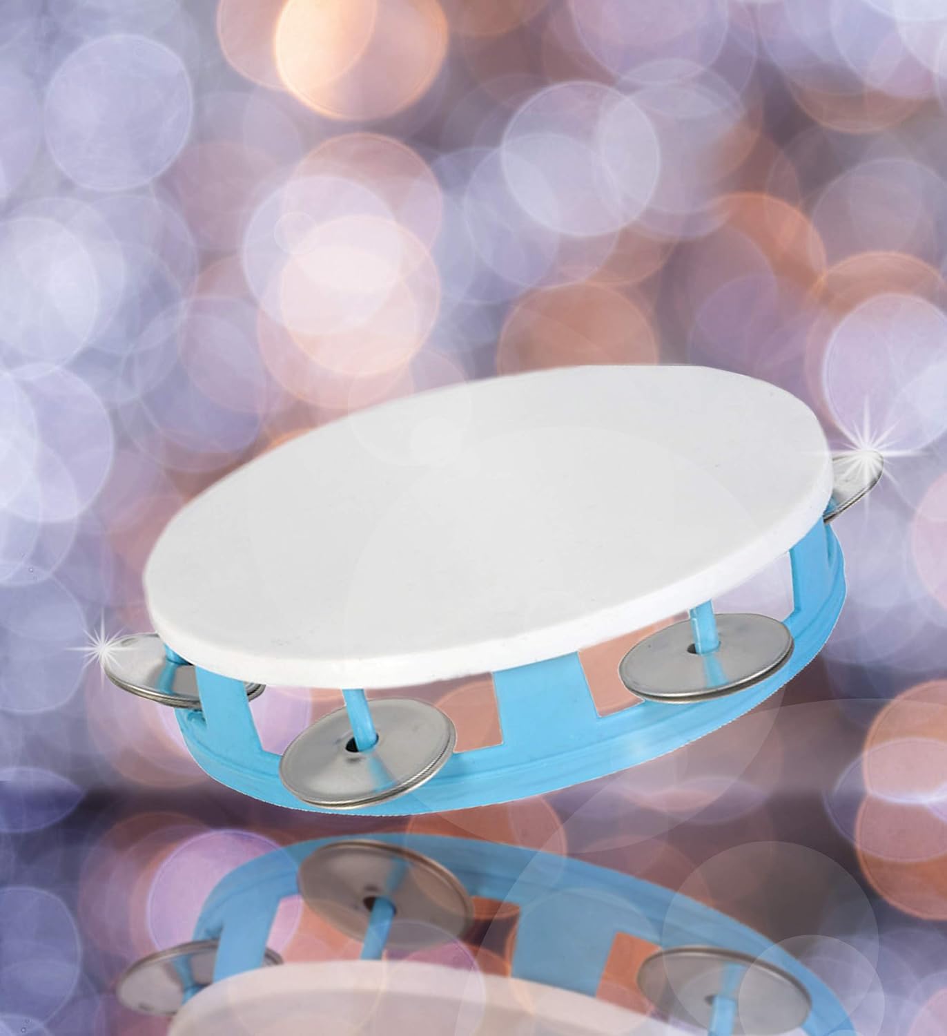 Rhode Island Novelty 5.5 Inch Mini Tambourines, Pack of 12 Assorted image 4