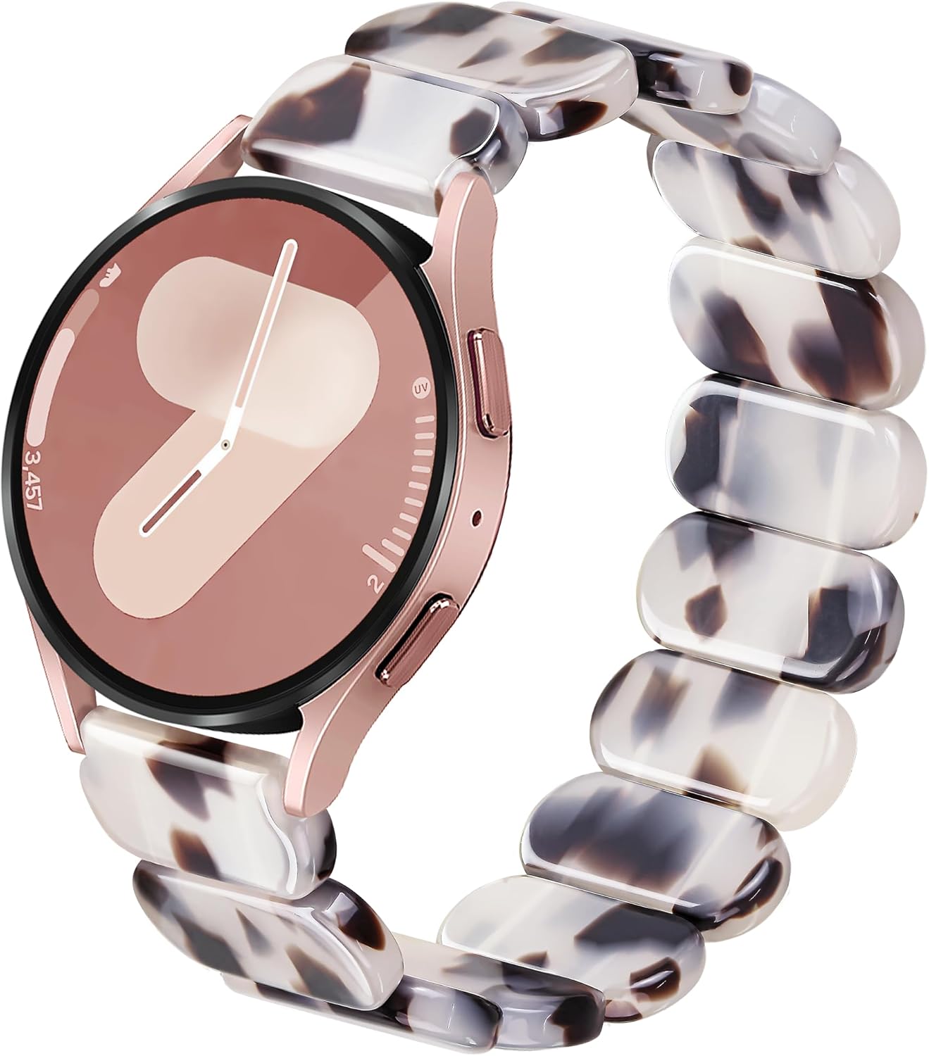 YGTIECS Compatible with Samsung Galaxy Watch 7/6/5/4 40mm 44mm/ 5 Pro 45mm/ Watch 6/4 Classic 43mm 47mm 42mm 46mm/ Active 2 44mm 40mm, 20mm Soft Resin Replacement Samsung Watch Bands