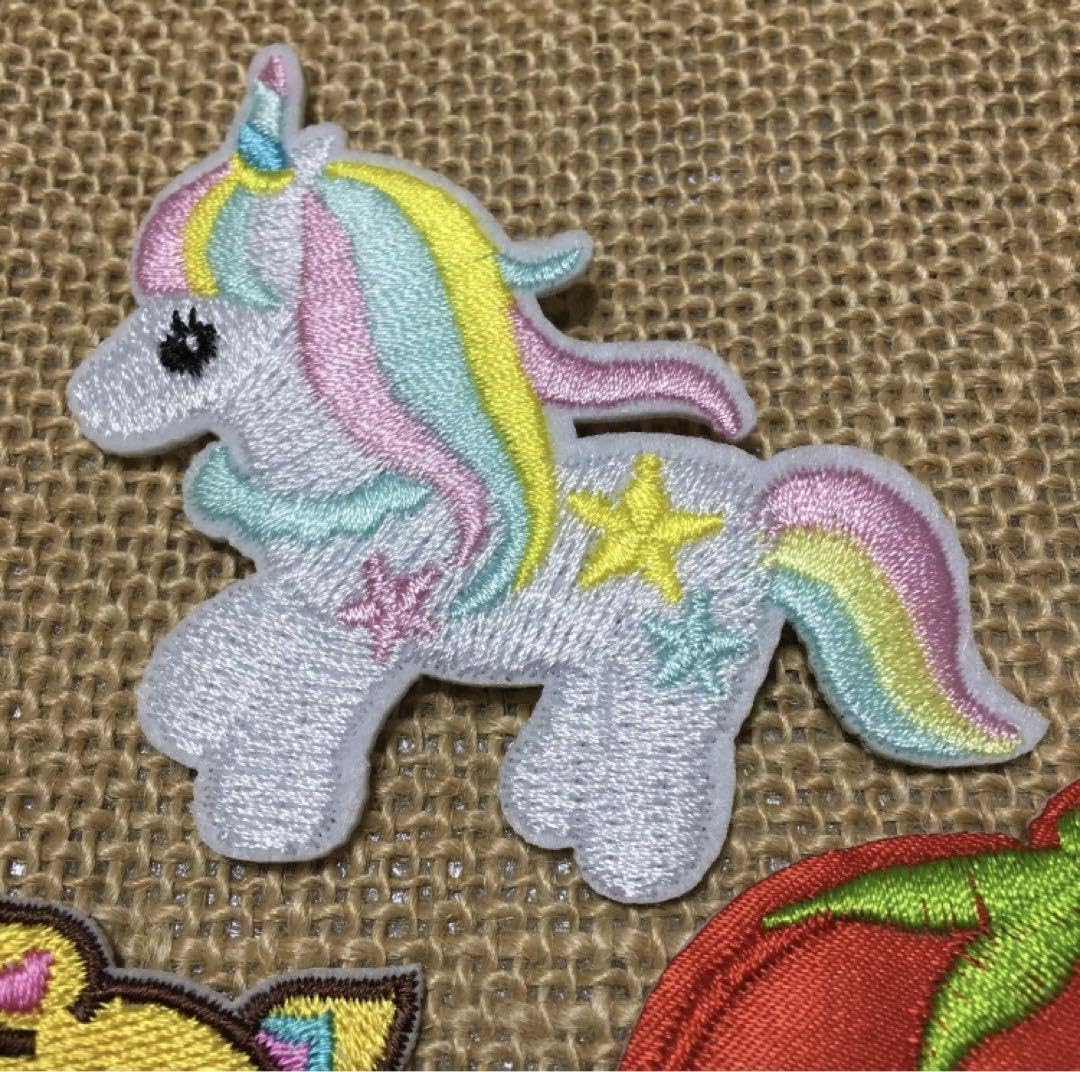 Amazon.co.jp: ワッペン いちご大 ユニコーン 小鹿 幼稚園 保育園  