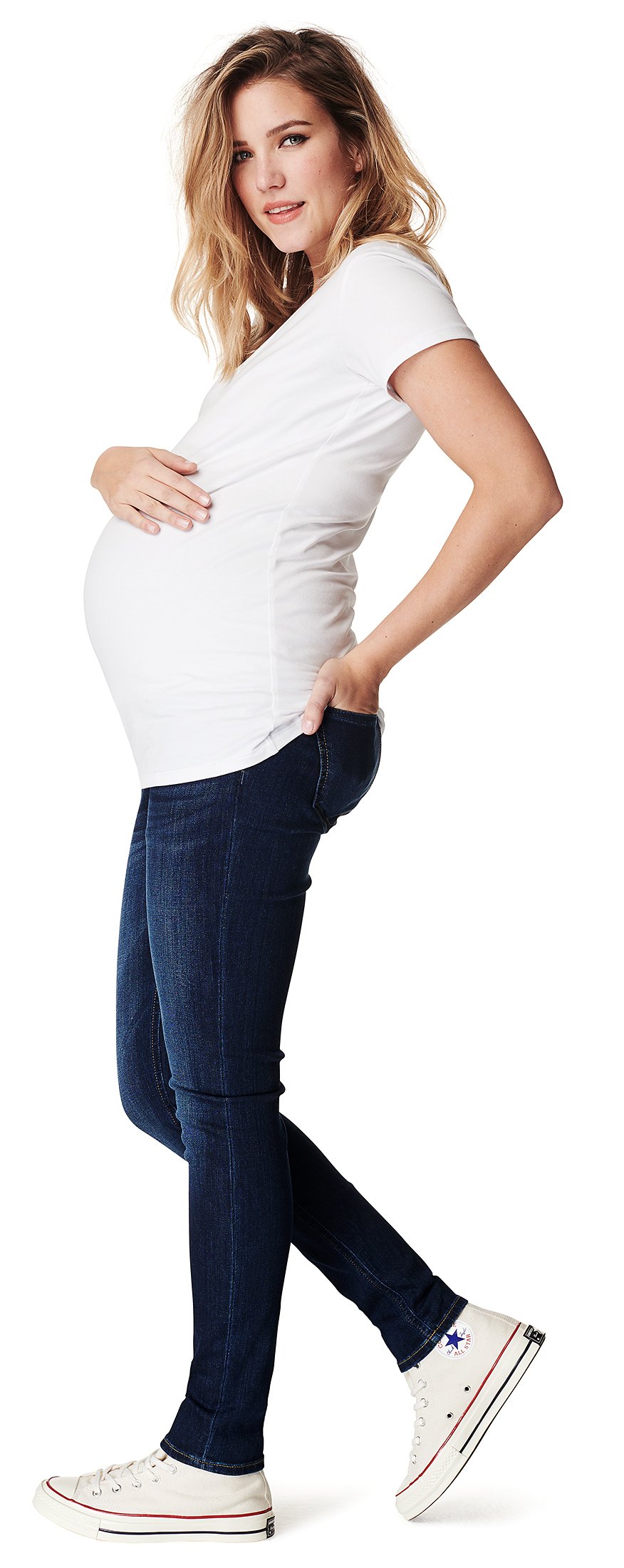 Noppies Jeans OTB Slim Mila Comfort Everyday Blue Premaman Donna