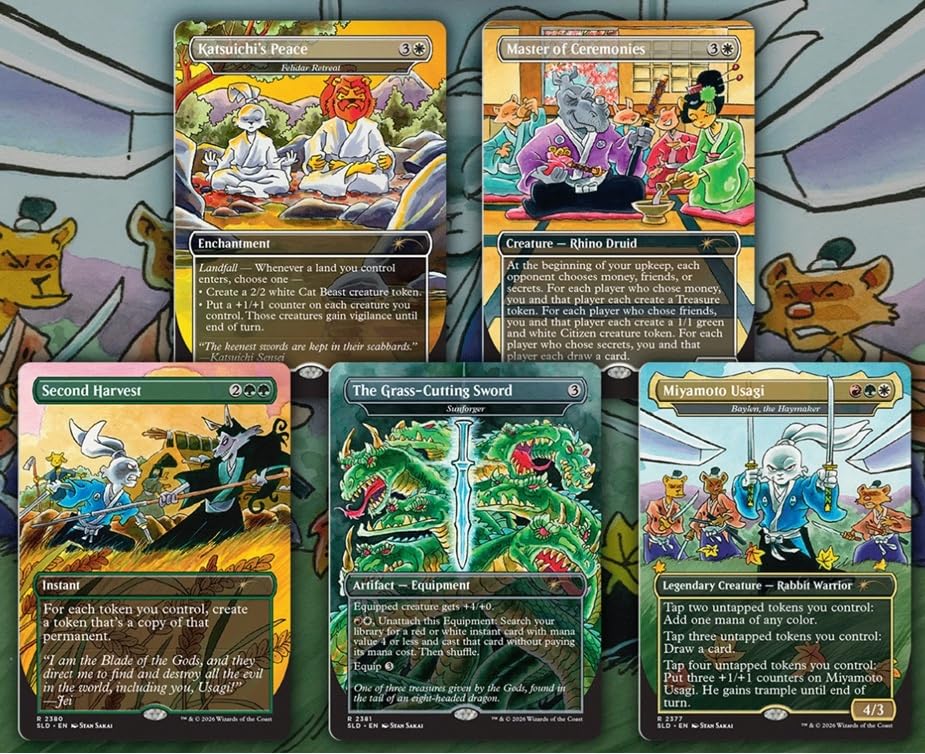 mtg sld 相殺　4枚セット　secret lair MTG Secret Lair Featuring: Stan Sakai (Non-Foil Edition) | Amazon