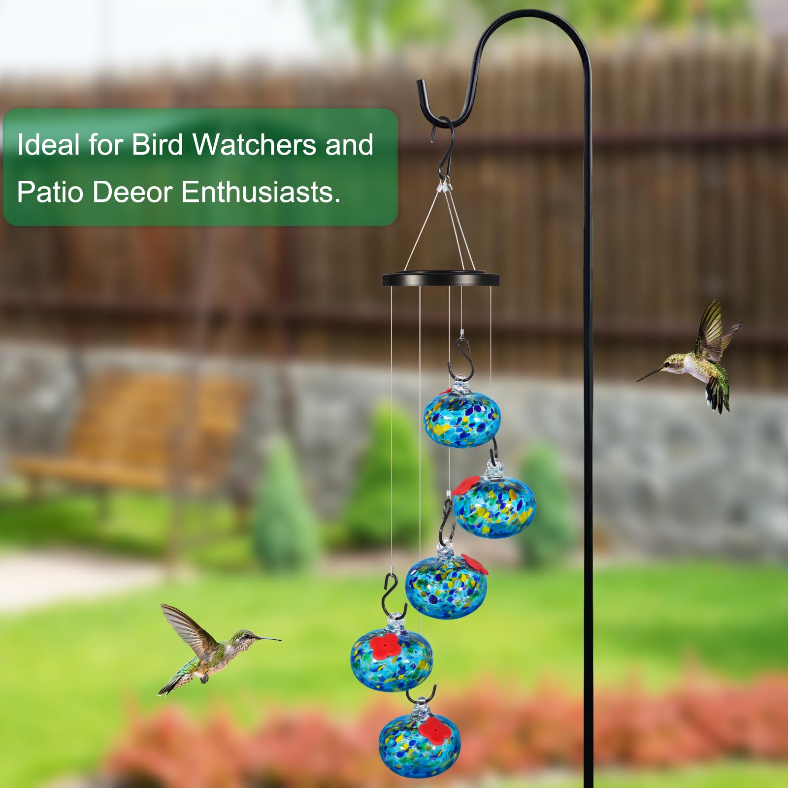 Comedero para pájaros para colgar al aire libre con taza de agua, comedero de metal para pájaros silvestres para farol de jardín, faroles de decoración de cardenales, como regalo para mamá, abuela y