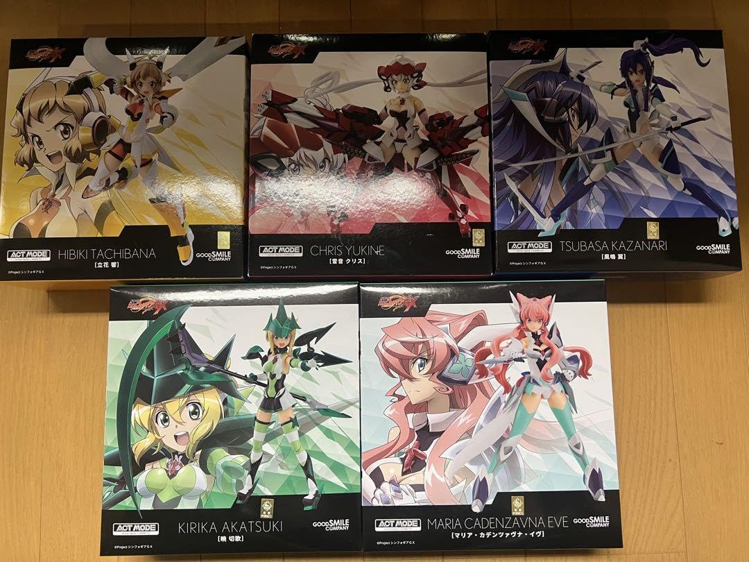 ACT MODE 戦姫絶唱シンフォギア セット売り 未開封 3体セット 戦姫絶唱シンフォギアGX ACT MODE フィギュア
