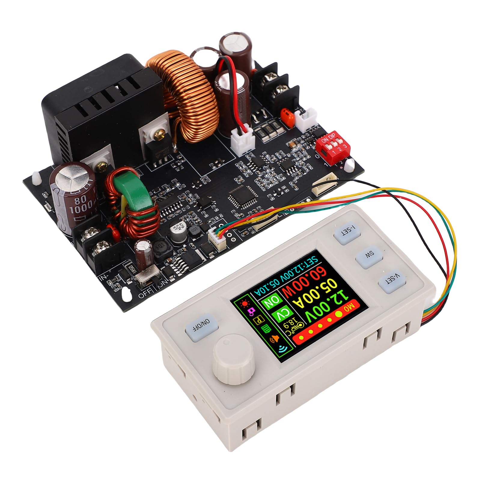 Alimentatore di rete regolabile CNC DC 1200 W, driver LED compatto efficiente per ricerca di laboratorio, materiale ABS