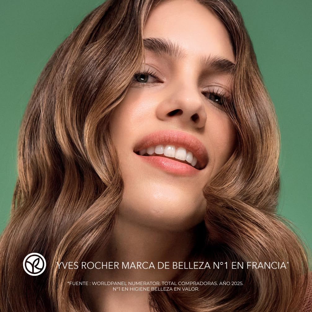 Yves Rocher Sérum Reestructurante para cabello dañado y quebradizo con Protección Térmica – Repara 2 años de daños en 1 uso – Protección hasta 230 °C – Con cynara y queratina vegetal – 100 ml