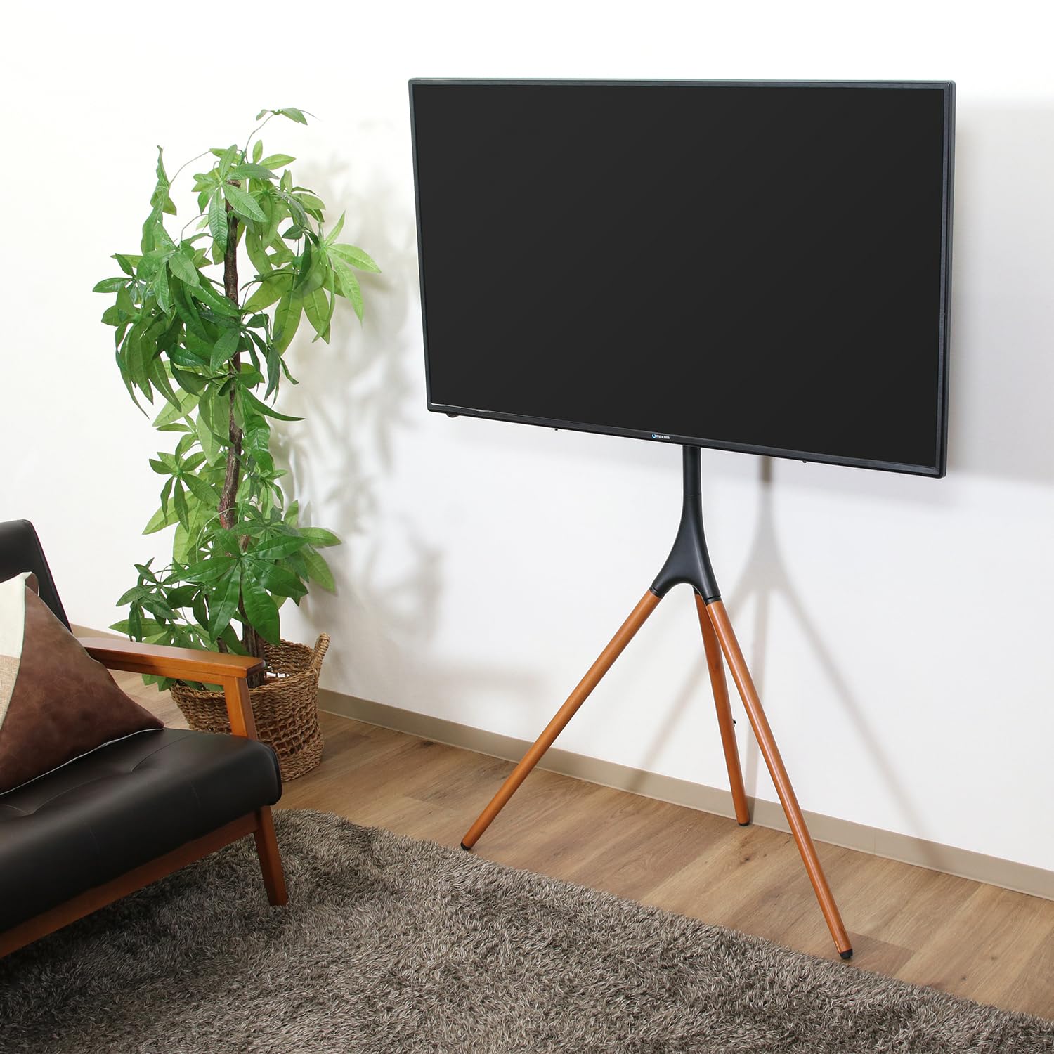 Beech Wood 3 Legs TV stand 3本脚