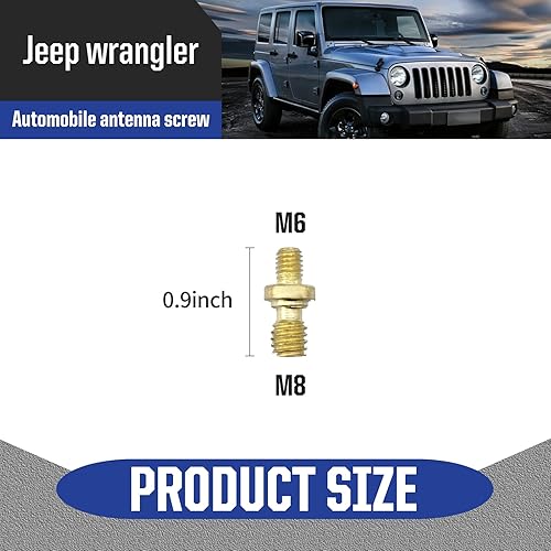 Miniatura 3 de 7 adaptadores de antena de automóvil, tornillos de conexión de montaje de antena, accesorios de rosca, reemplazo de antena, compatible con Ford F150