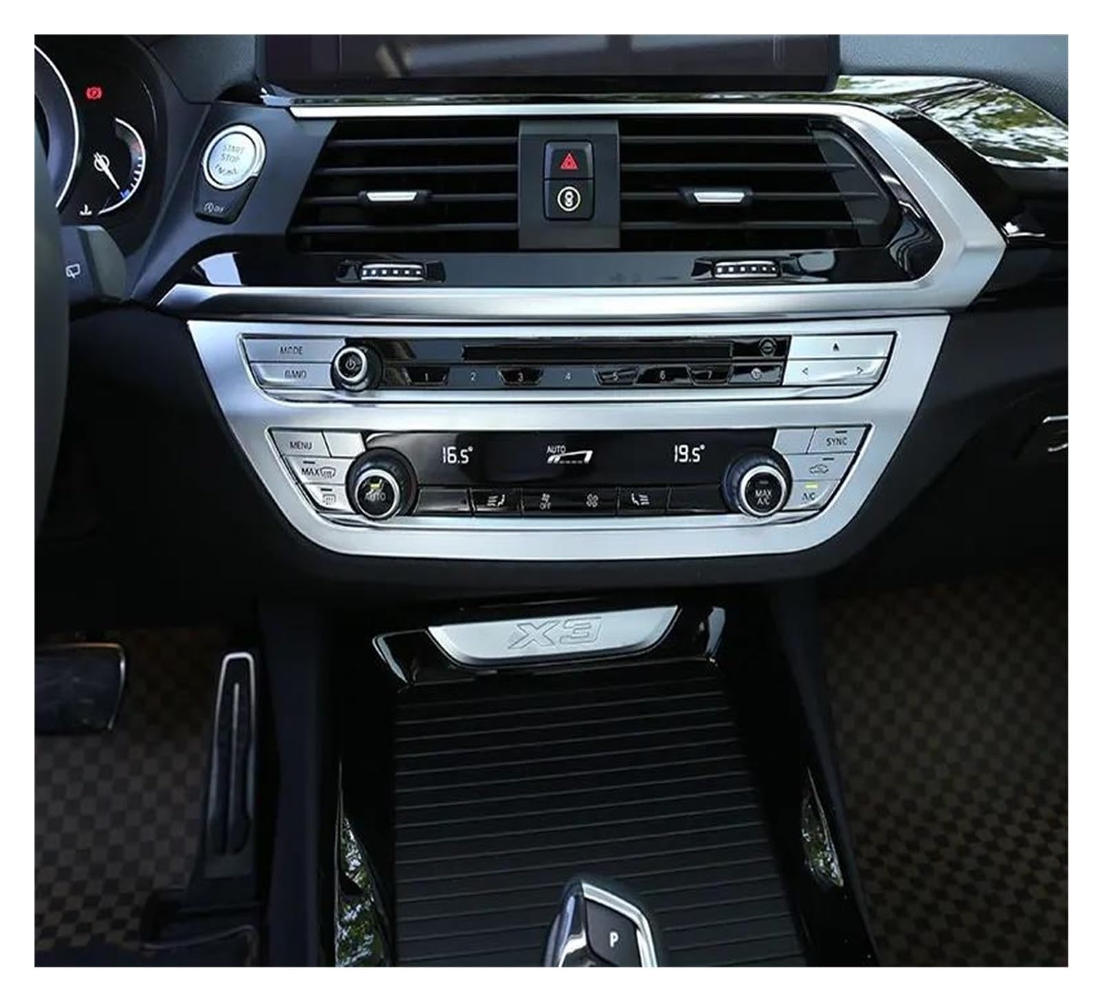 Auto Posteriore AC Vent Copertura per BMW X3 G01 X4 G02 2018 2019 2020 2021 2022 Usca Aria Condizionata Adesivo Trim Accessori Interni  34
