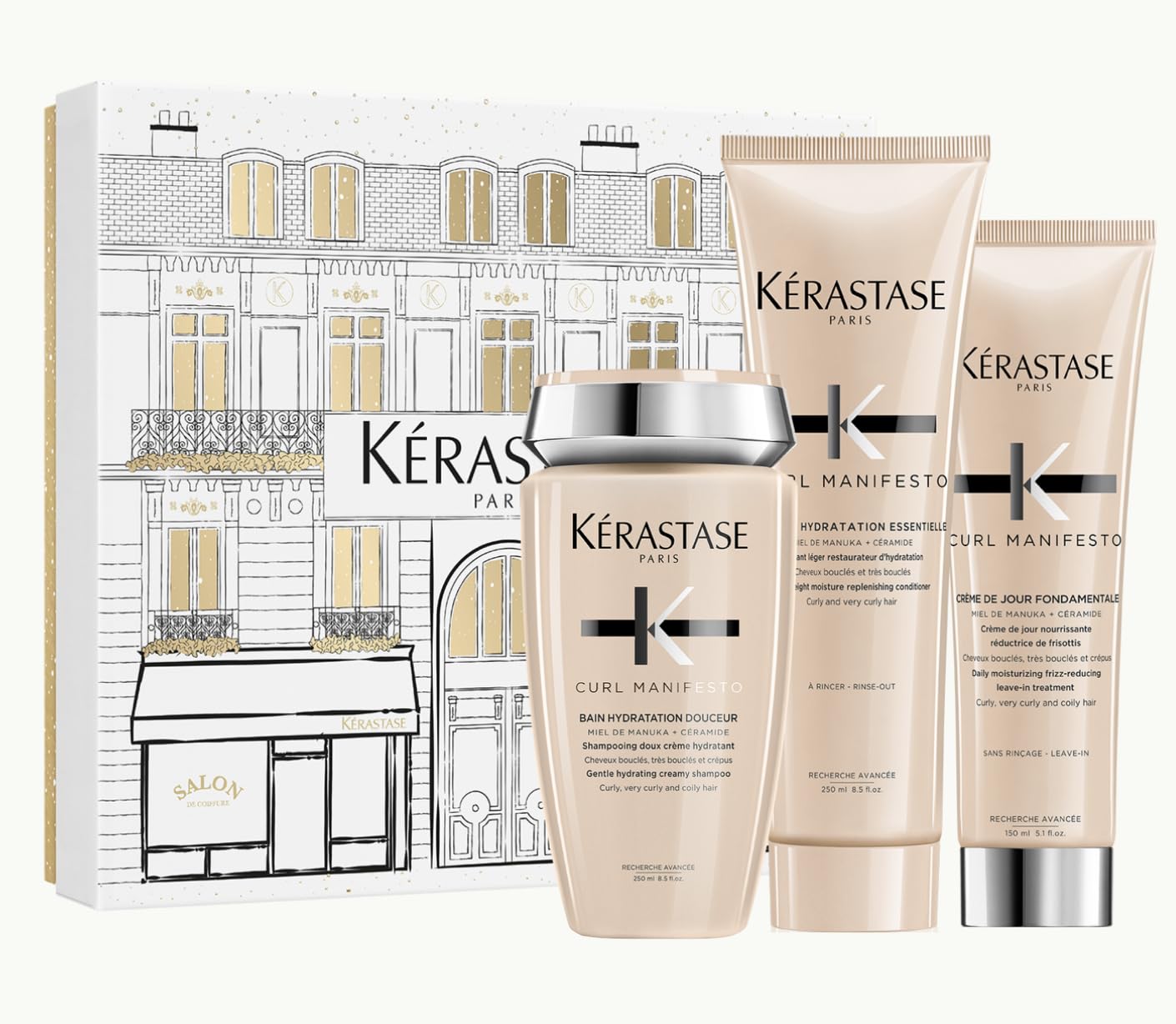 Kérastase Curl Manifesto Trio Coffret de Natal para Cabelo Encaracolado